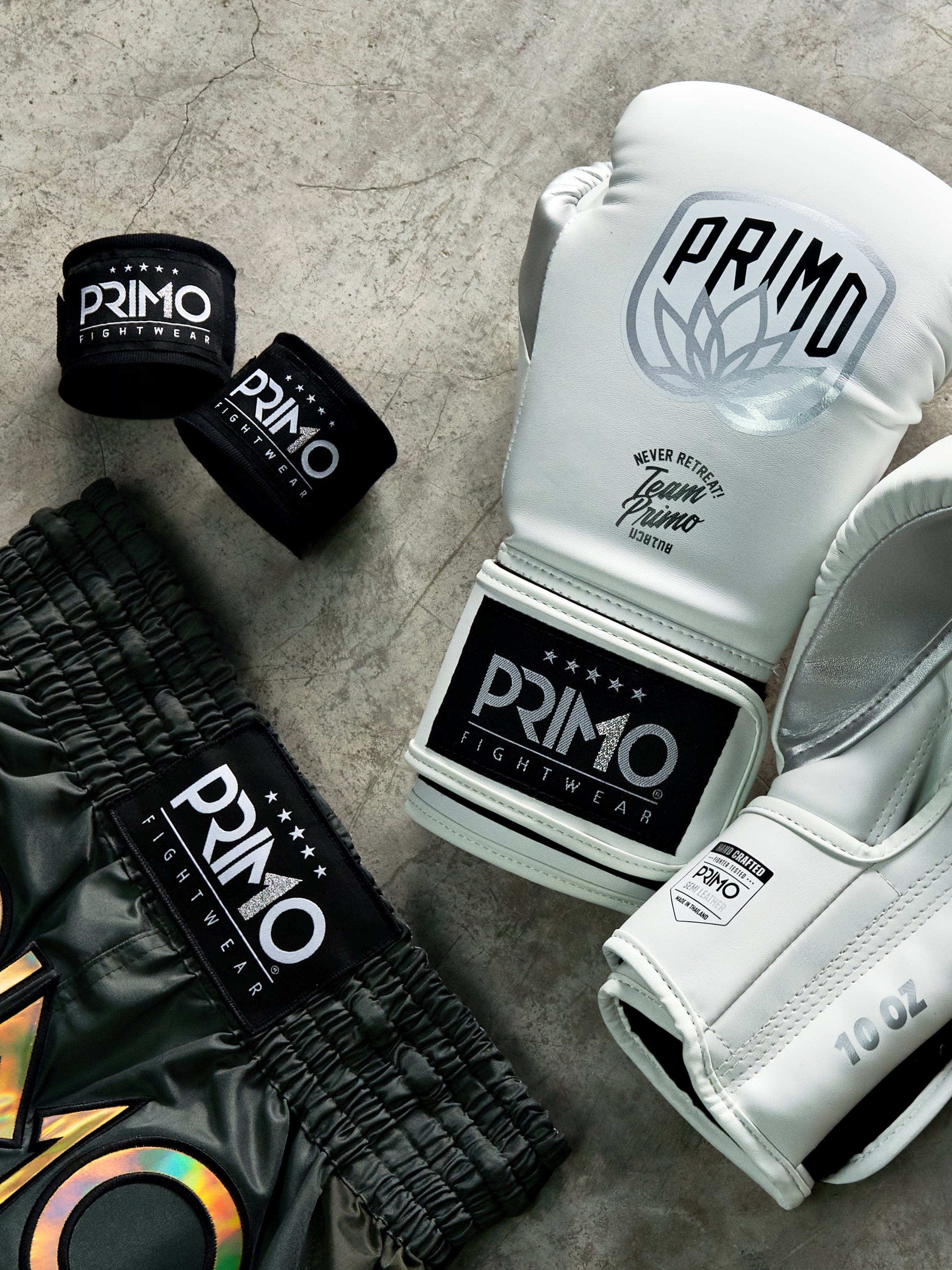 Muay Thai Shorts and Gloves