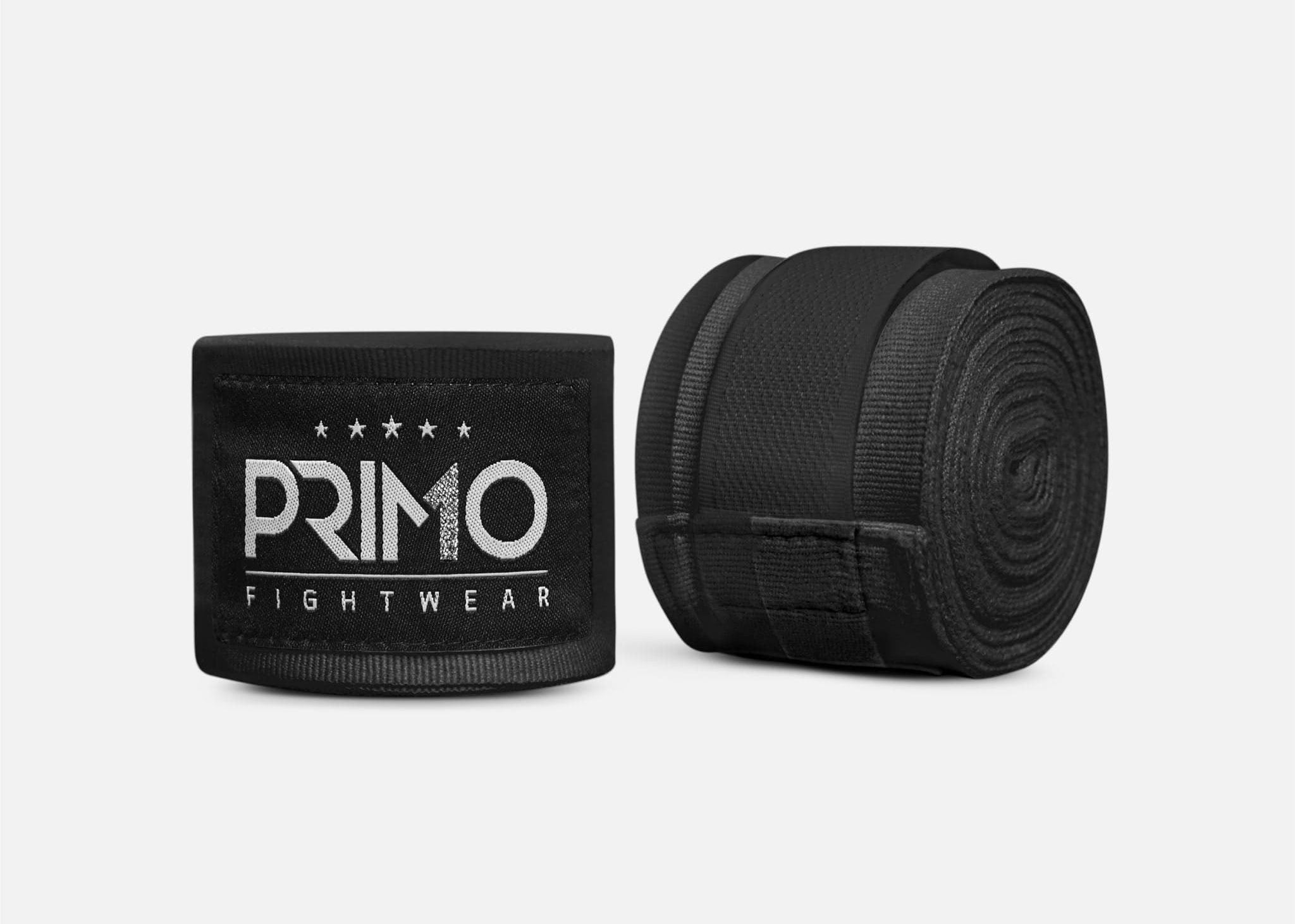 Primo Fight Wear Official Standard Hand Wraps - Charcoal Black