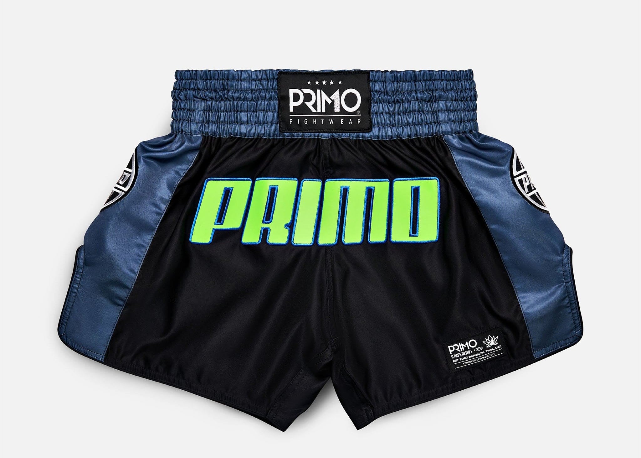 Primo Fight Wear Official Muay Thai Shorts - Trinity Series - Black