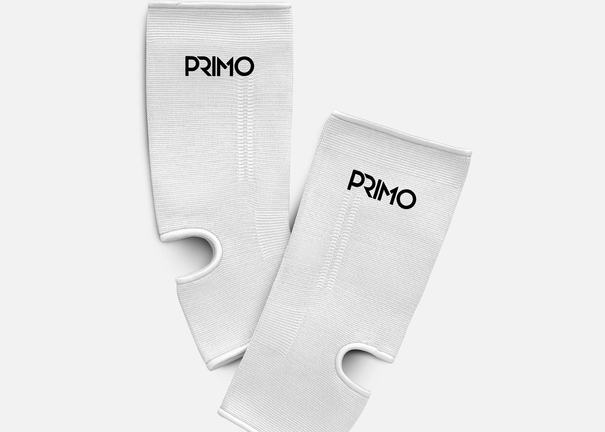 Primo Fight Wear Official Primo Monochrome Ankleguards - White