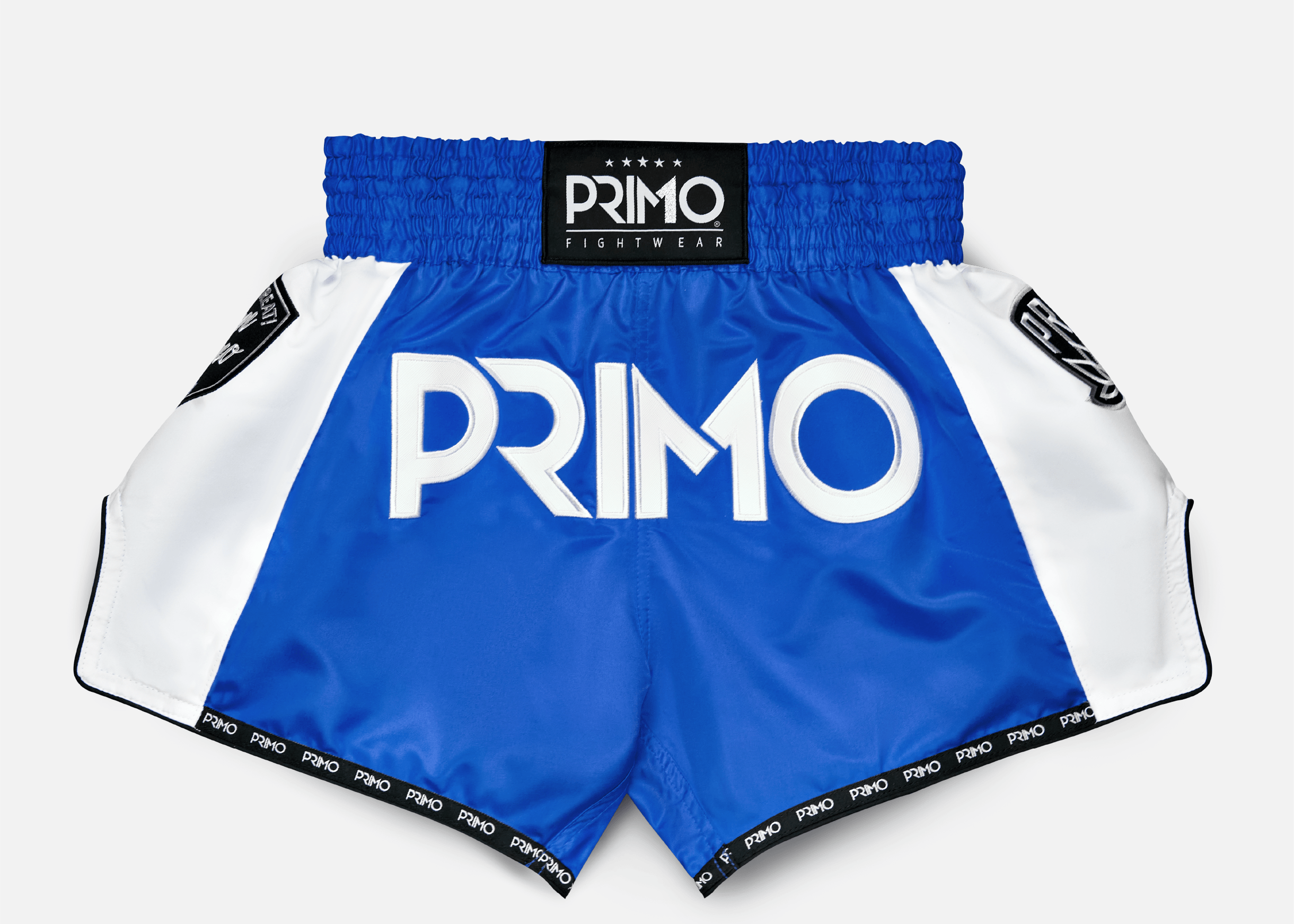 Primo Fight Wear Official Muay Thai Shorts - Free Flow Series - Stadium Classic Blue