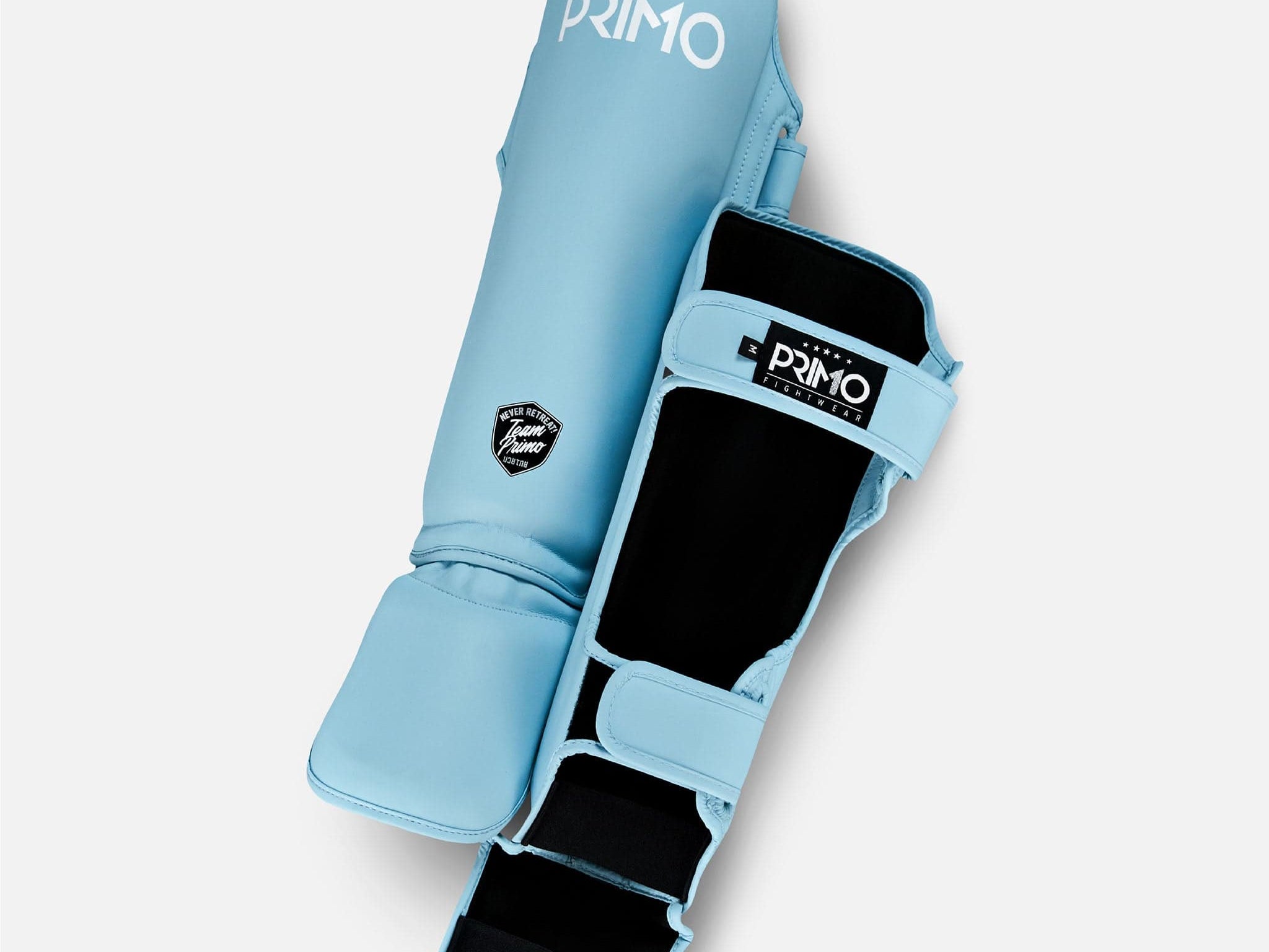 Primo Fight Wear Official Classic Muay Thai Shinguard - Arctic Blue