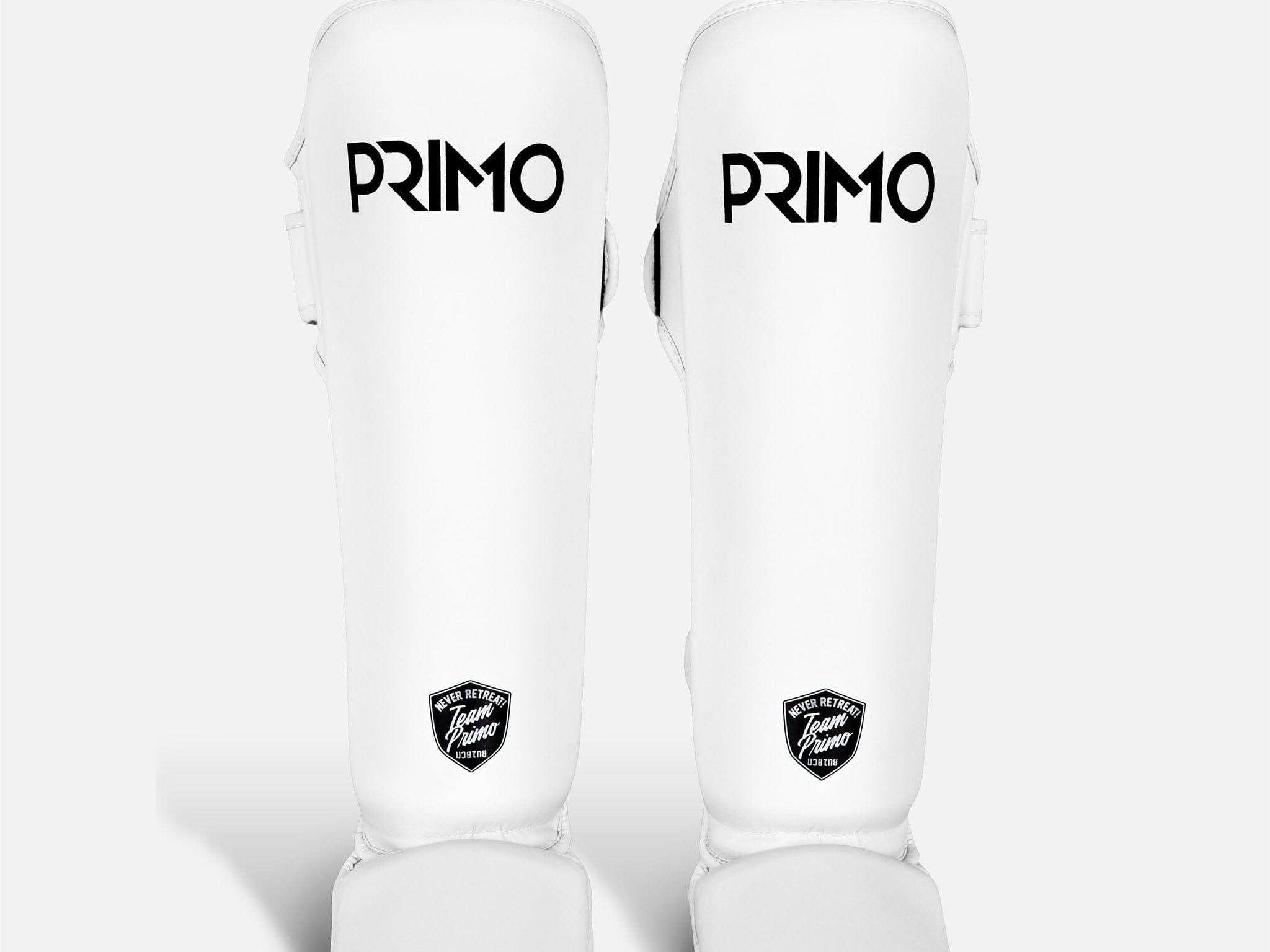 Primo Fight Wear Official Classic Muay Thai Shinguard - White