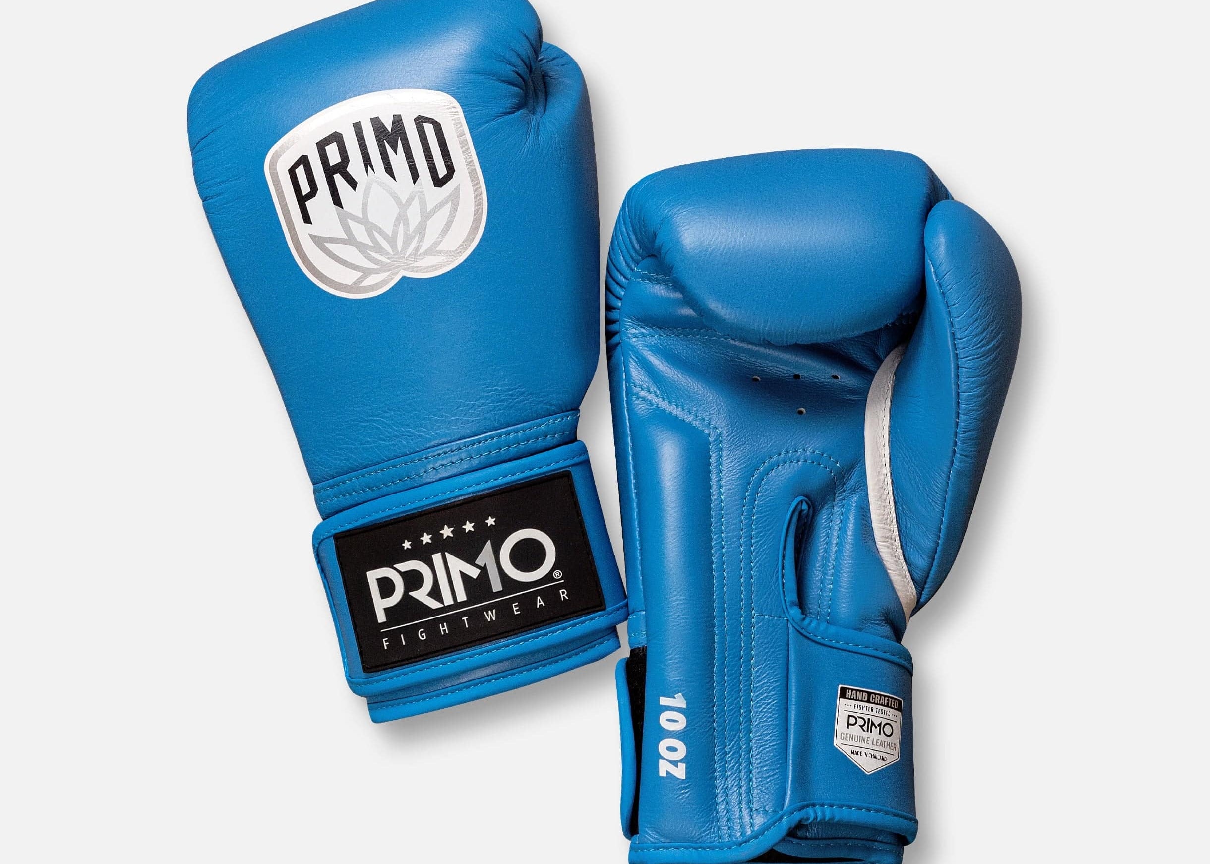Primo Fight Wear Official Emblem 2.0 Boxing Gloves - Mayan Blue