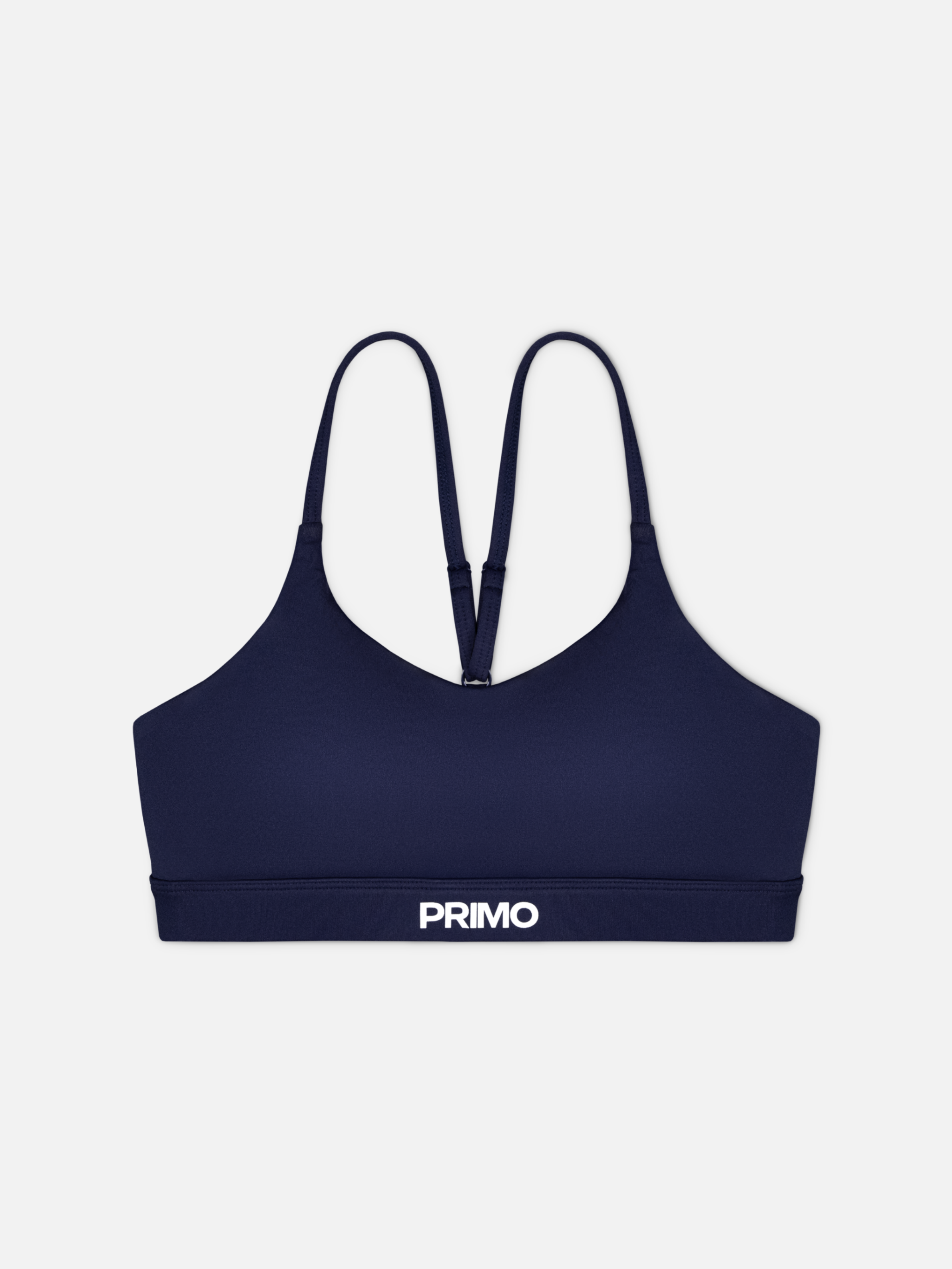 Blue Navy Camo Print Sports Bra