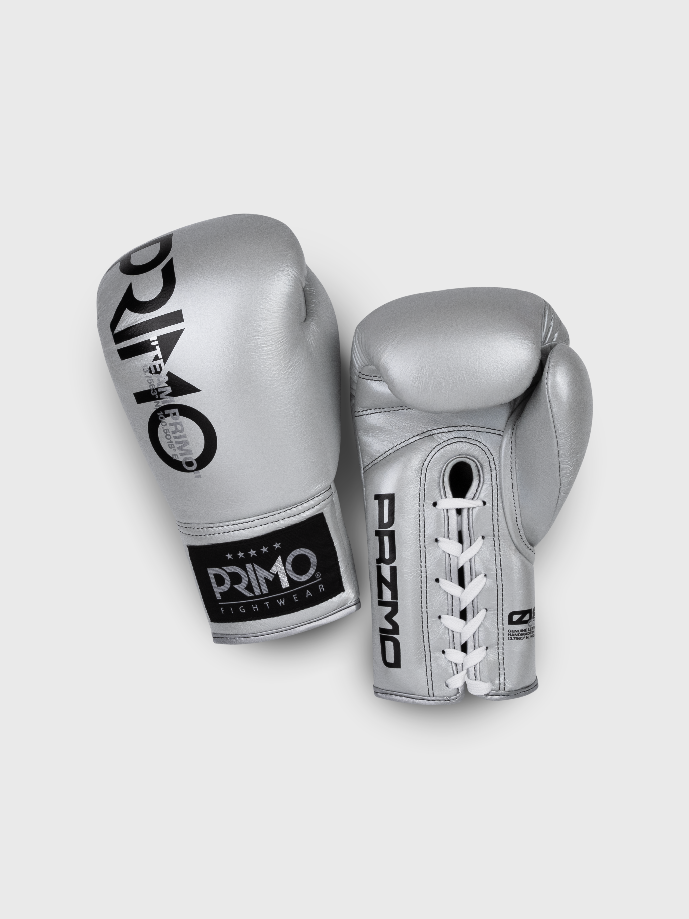 Primo Fight Wear Pro Lace Up Boxing Gloves - Onyx Black – Primo