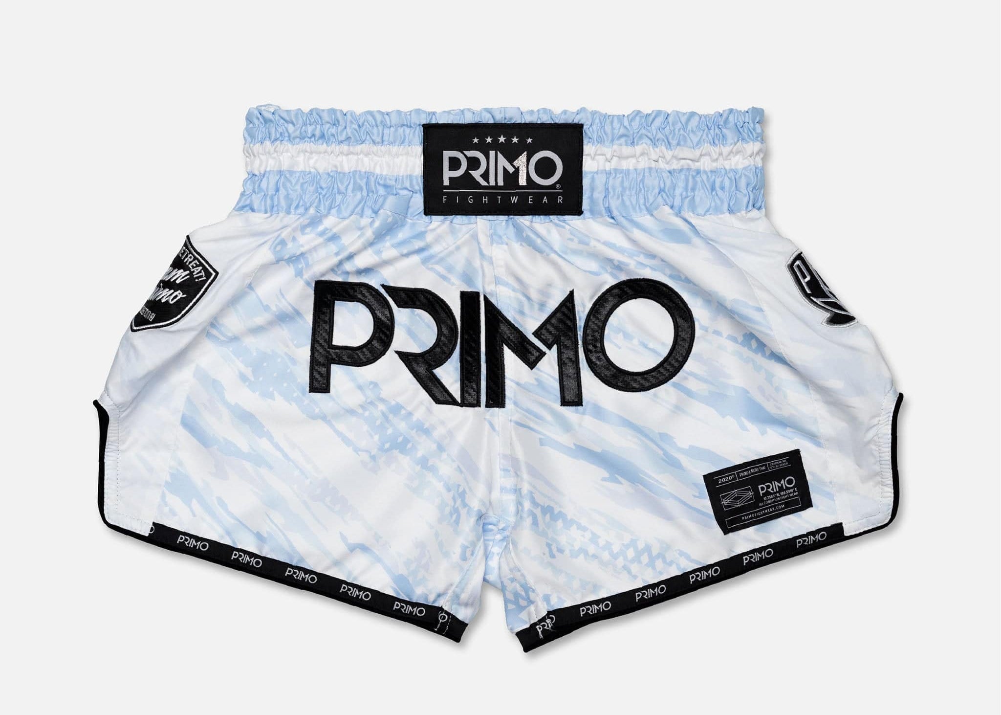 Primo Fight Wear Official Muay Thai Shorts - Arctic Ghost