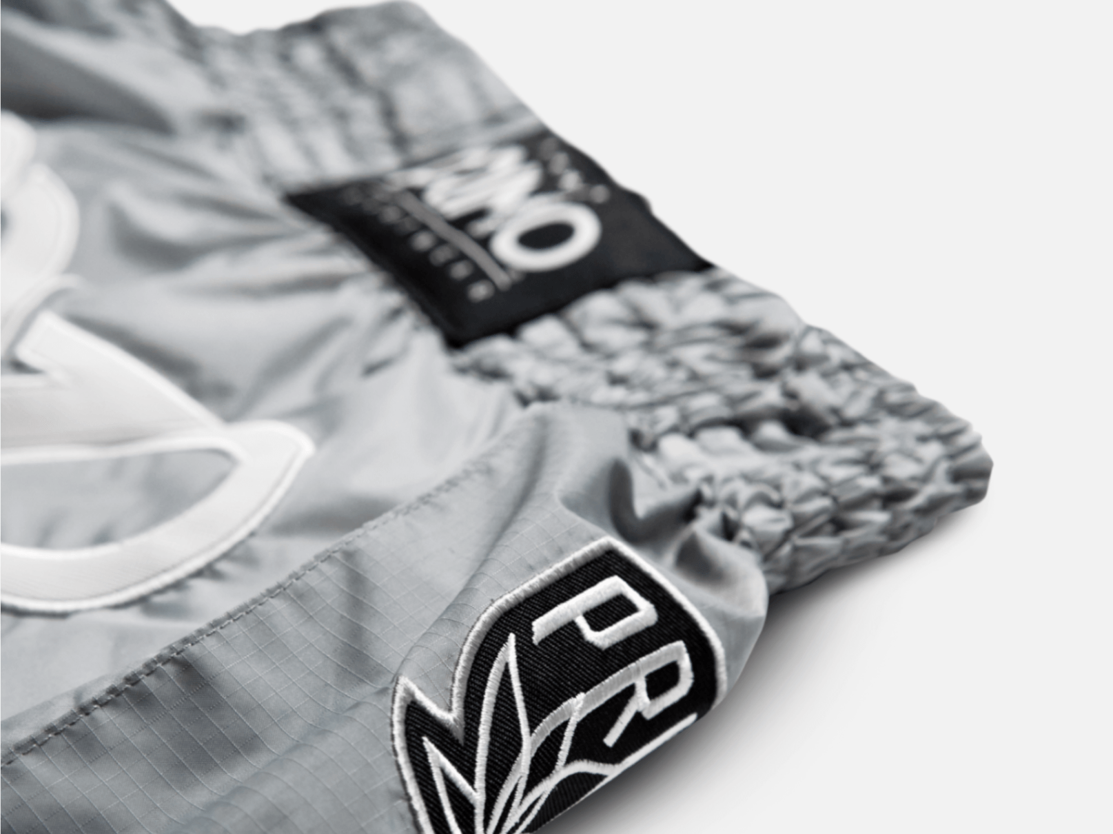 Primo Fight Wear Official Muay Thai Shorts - Super Nylon - Hammerhead Grey