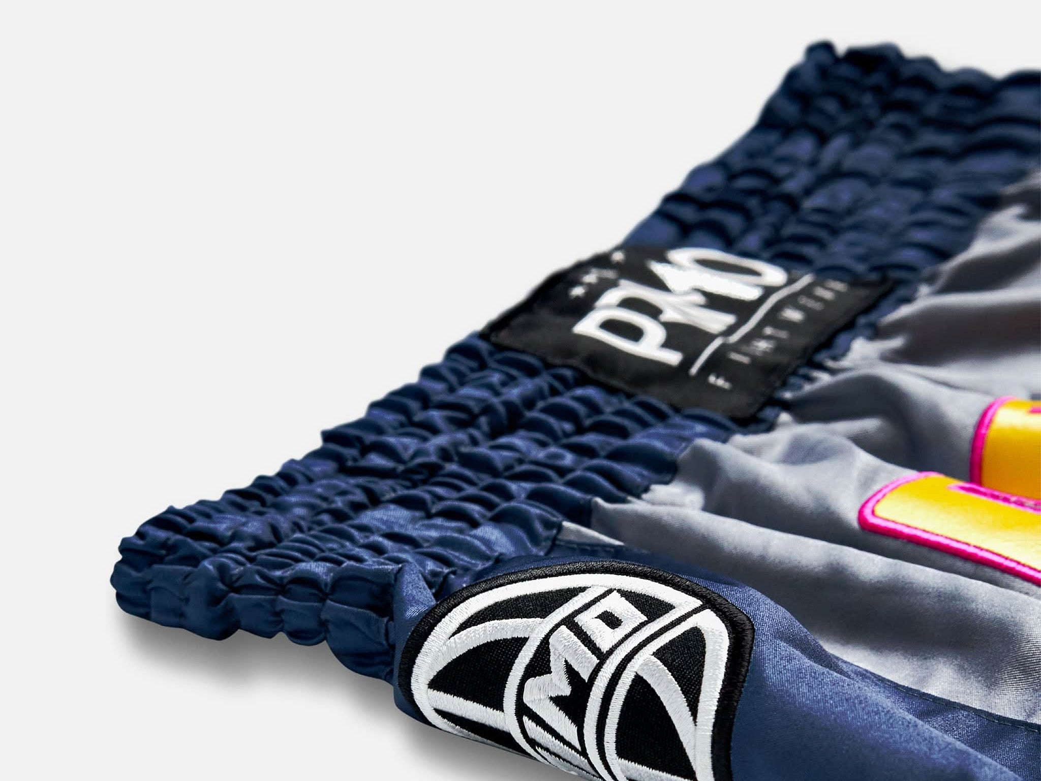 Primo Fight Wear Official Muay Thai Shorts - Trinity Series - Grey