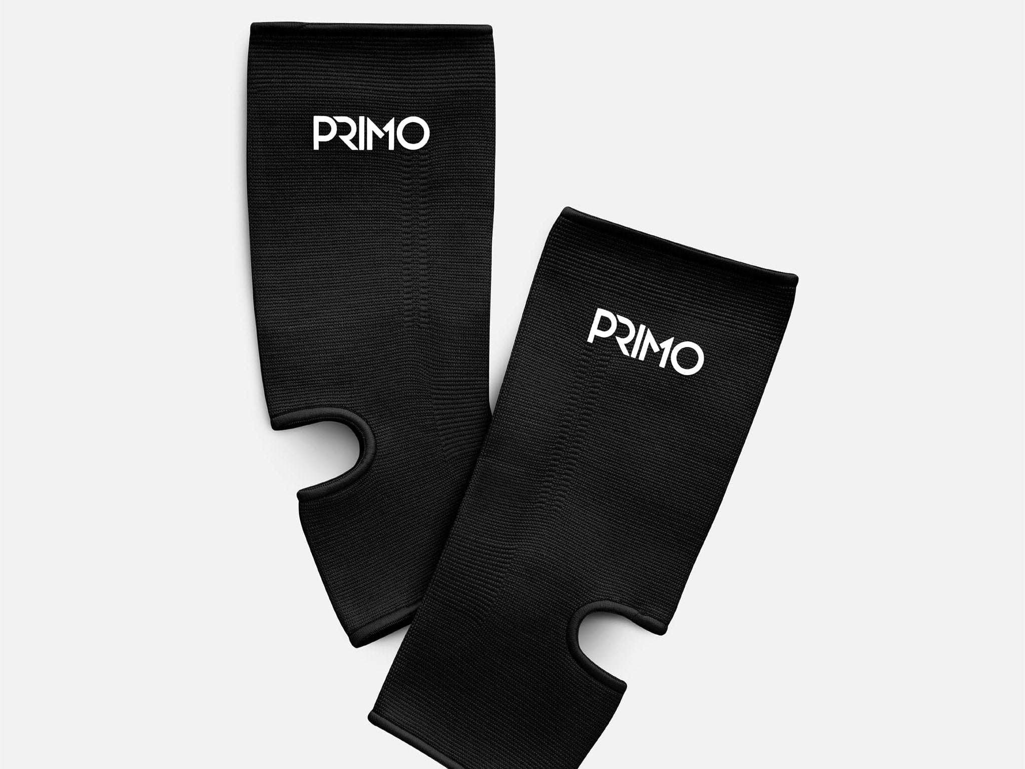 Primo Fight Wear Official Primo Monochrome Ankleguards - Black