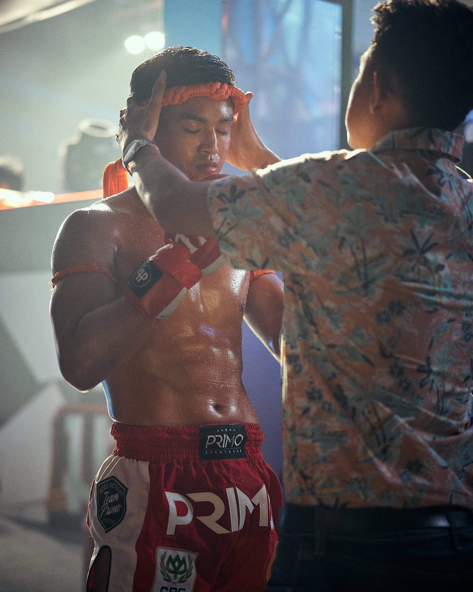 Flow Rainbow Print Pattern Muay Thai Boxing Shorts main image 1
