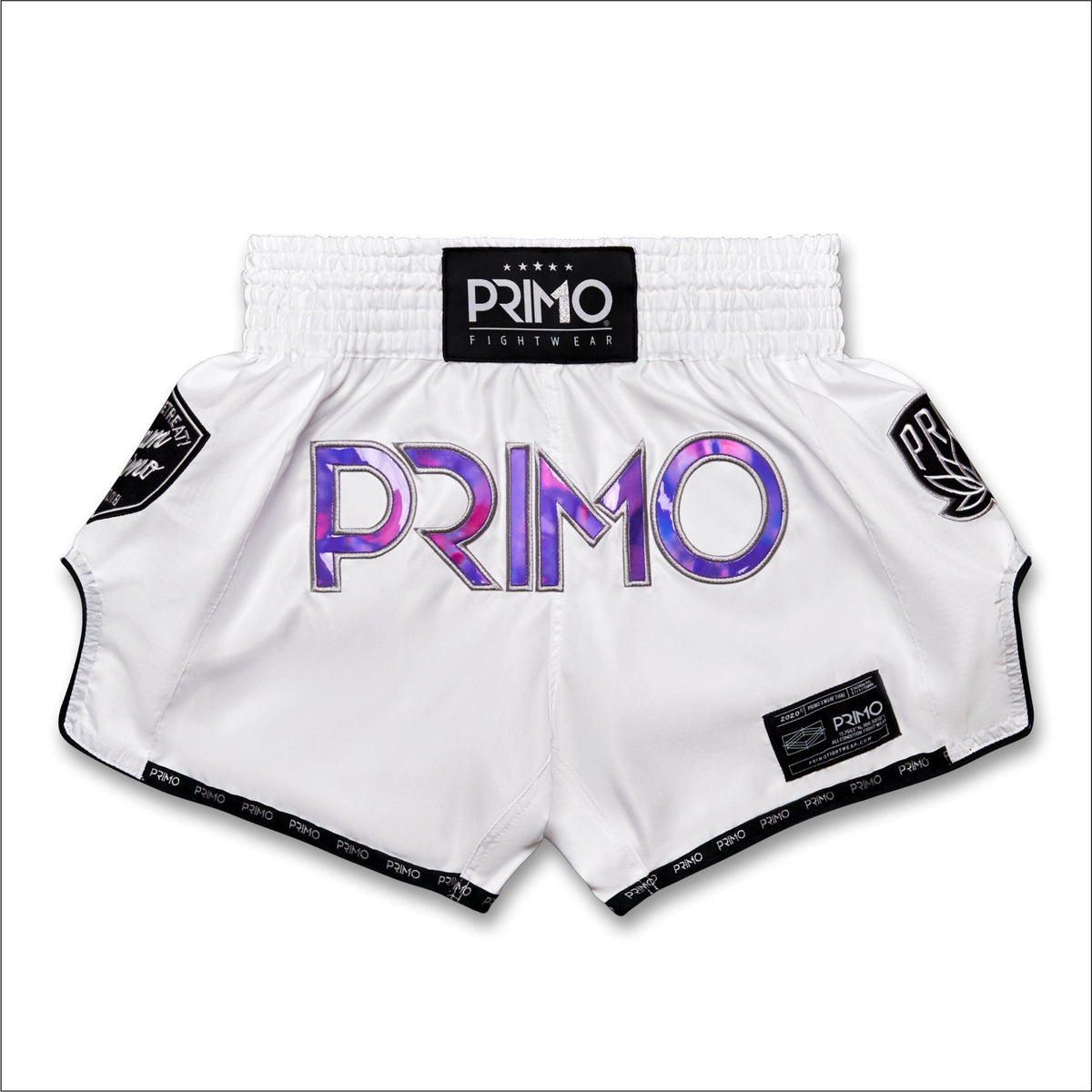 Mandala Teal And Purple Print Pattern Muay Thai Boxing Shorts