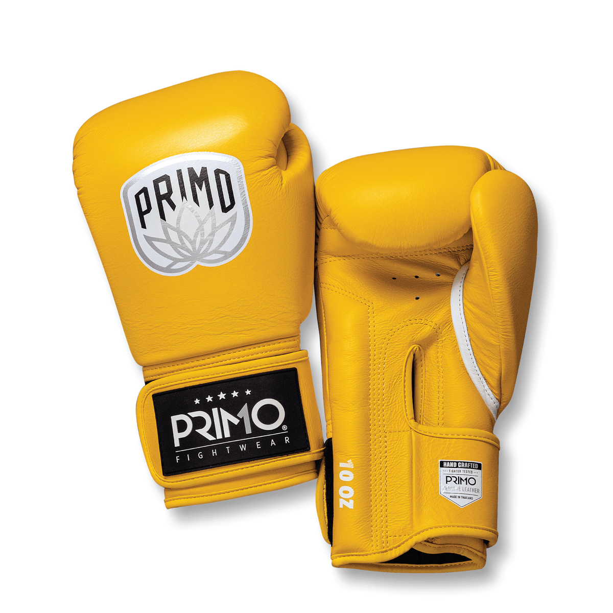 Emblem 2.0 Shaolin Yellow Boxing Gloves Primo Fight Wear Official