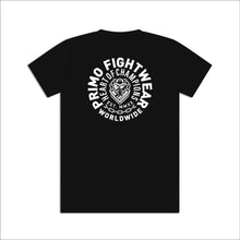 Load image into Gallery viewer, Primo Heart Of Champions Cotton T-Shirt Black
