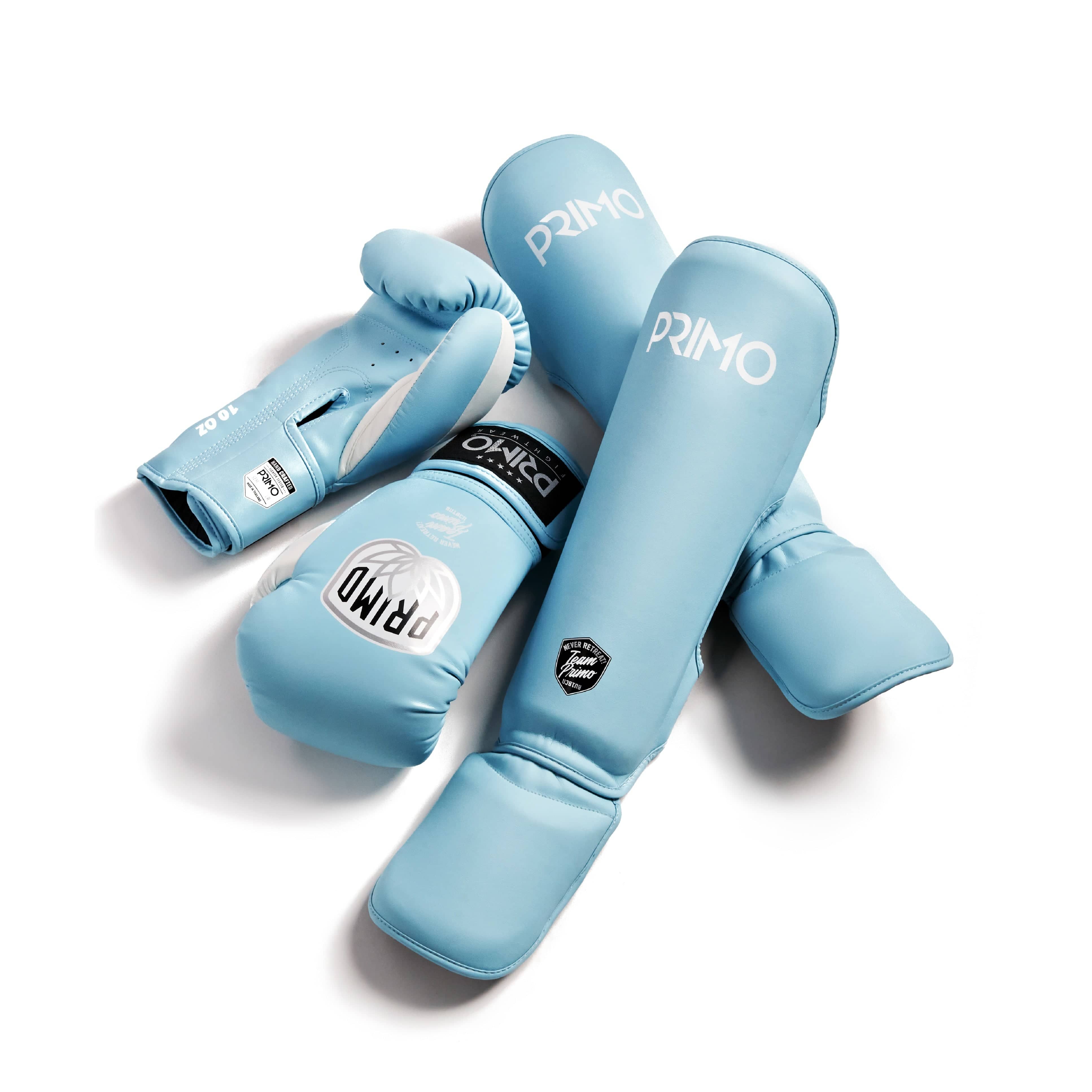 Shinguards and boxing Gloves