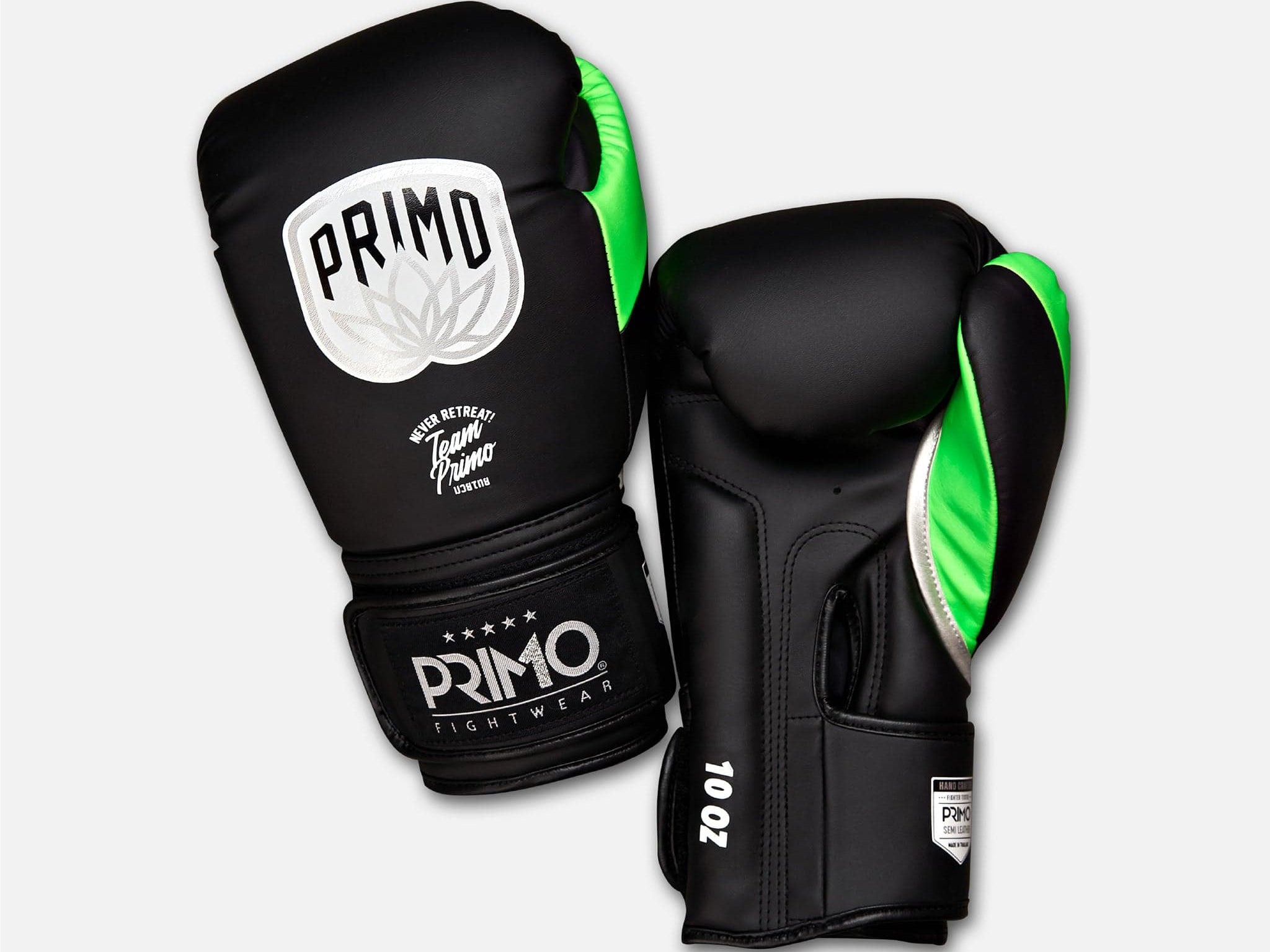 Primo Fight Wear Official Emblem 2.0 Semi Leather Boxing Gloves - Mint