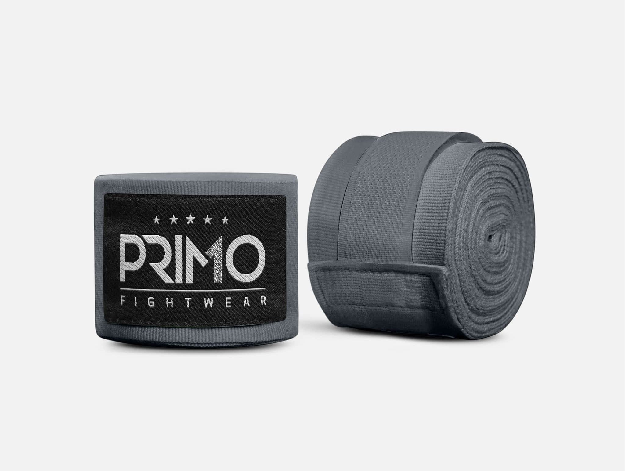 Primo Fight Wear Official Standard Hand Wraps - Tempest Grey