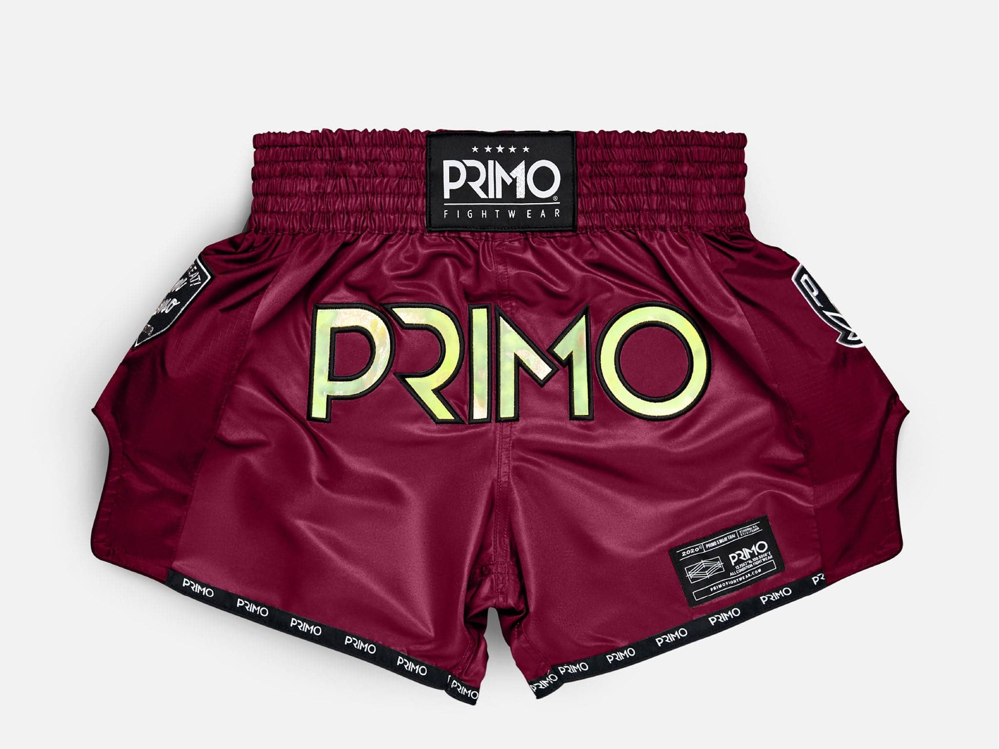 Primo Fight Wear Official Muay Thai Shorts - Hologram Series - Valor Red