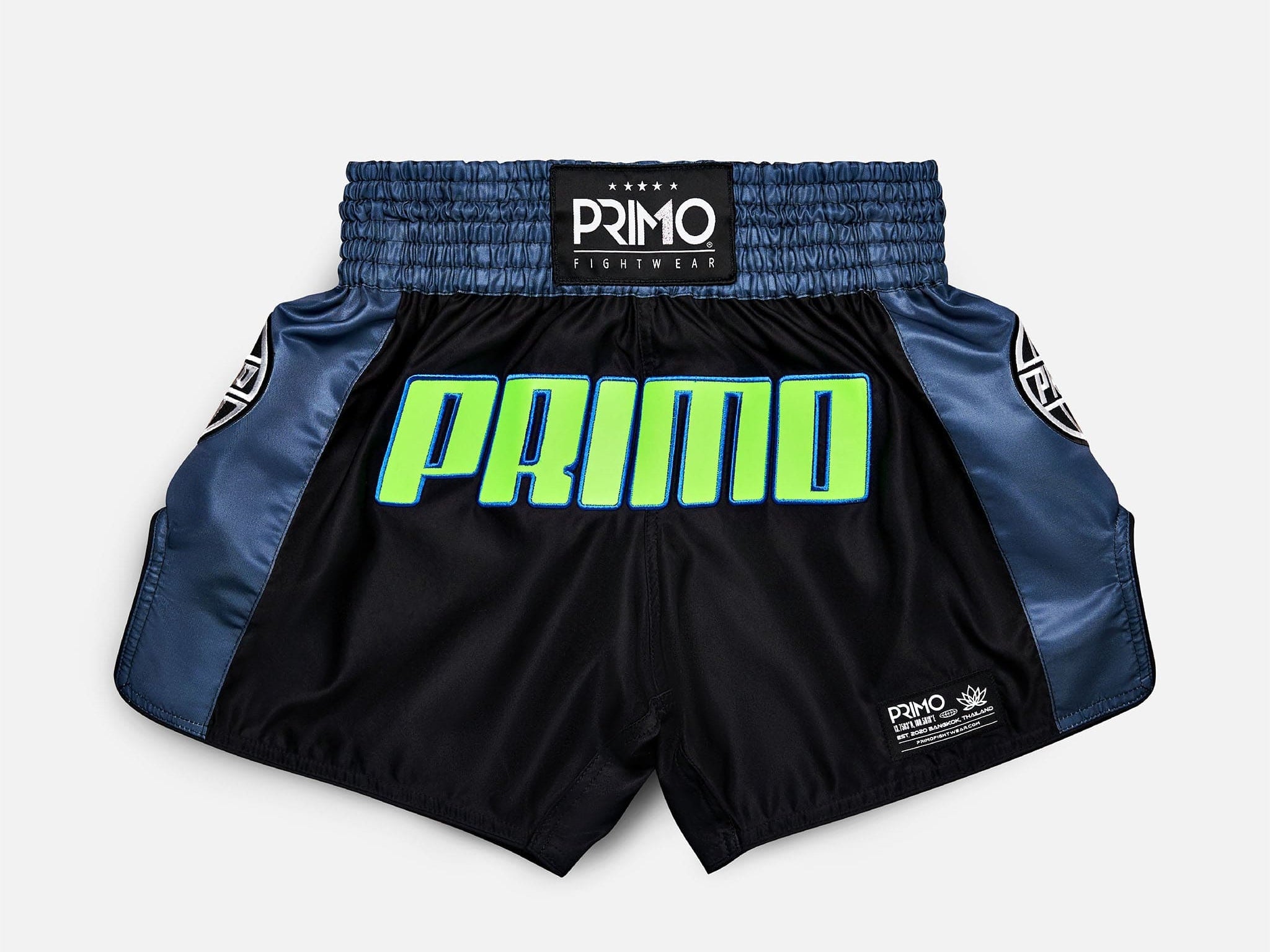 Primo Fight Wear Official Muay Thai Shorts - Trinity Series - Black