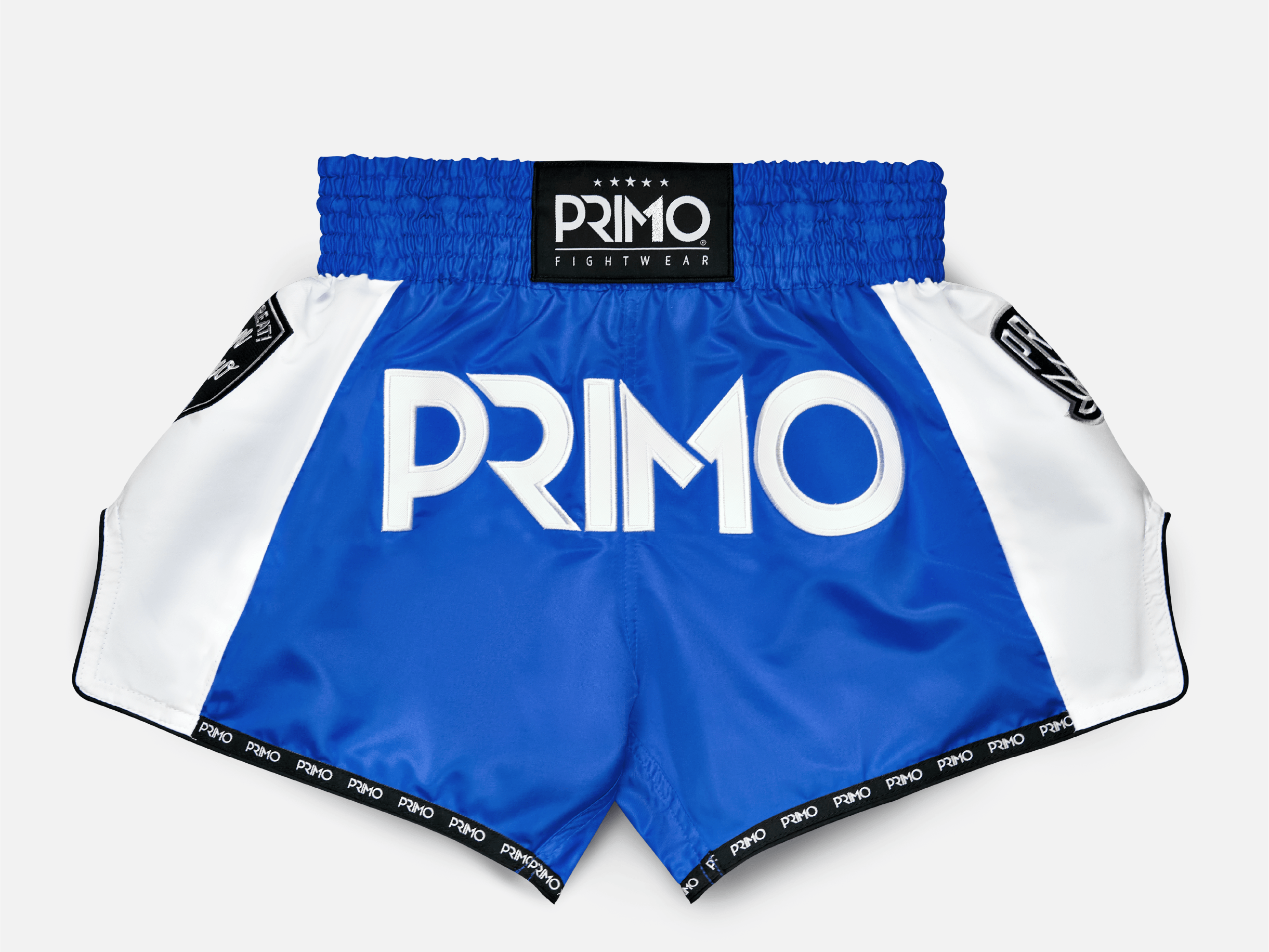 Primo Fight Wear Official Muay Thai Shorts - Free Flow Series - Stadium Classic Blue