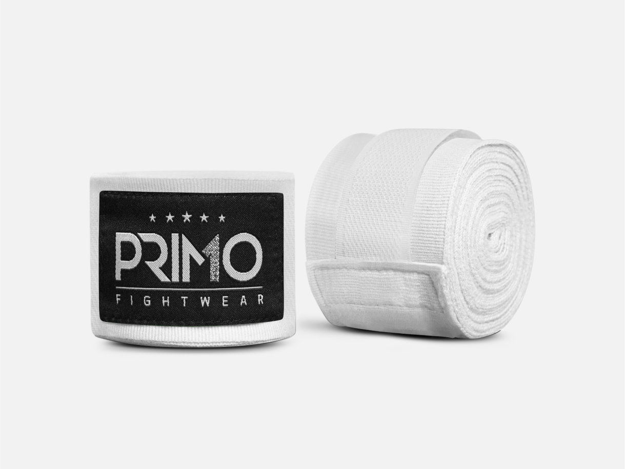 Primo Fight Wear Official 160 Series Hand Wraps - Pro White