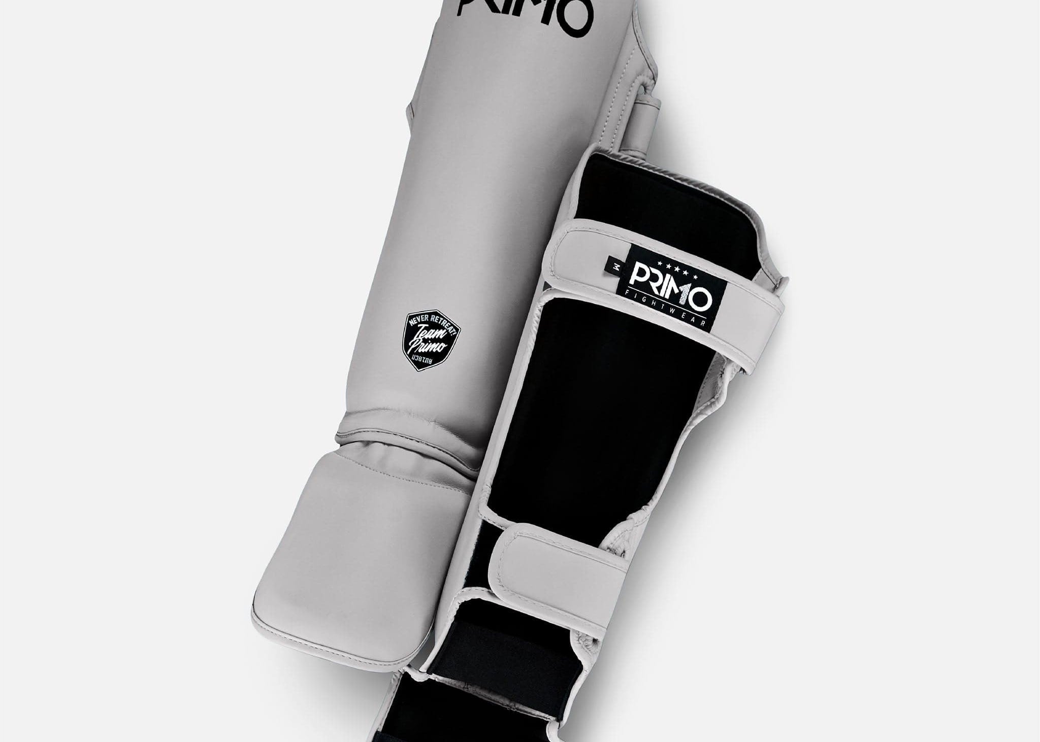 Primo Fight Wear Official Classic Muay Thai Shinguard - Grey