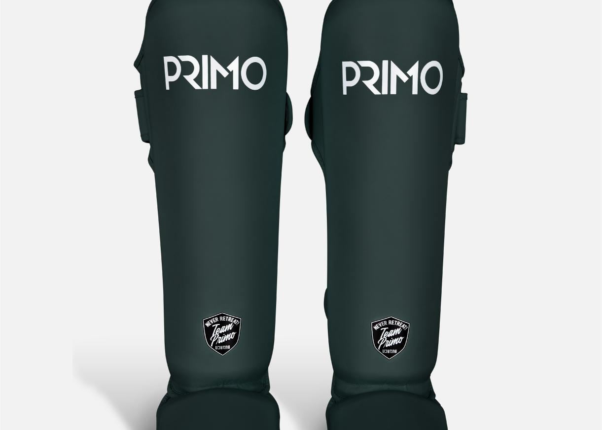 Primo Fight Wear Official Classic Muay Thai Shinguard - Hunter Green