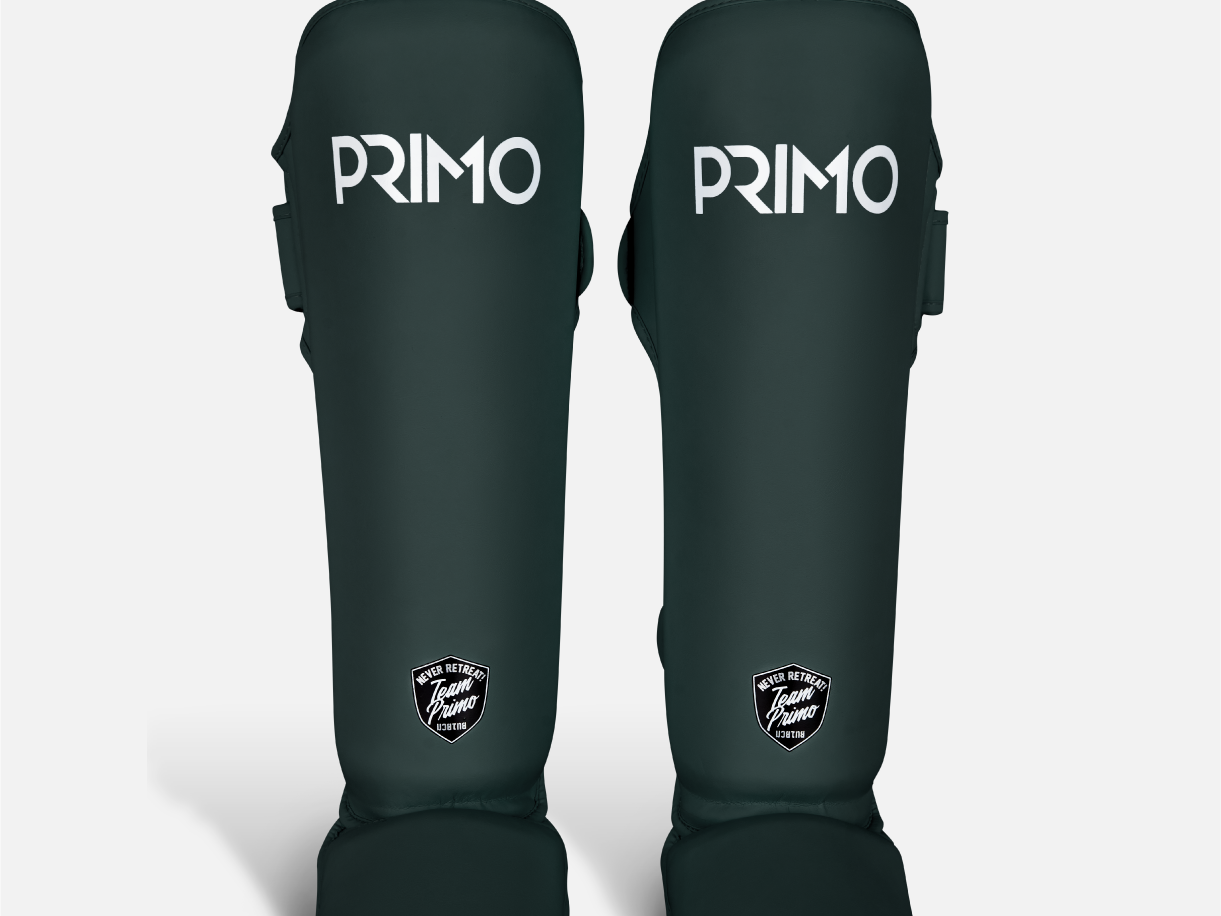 Primo Fight Wear Official Classic Muay Thai Shinguard - Hunter Green