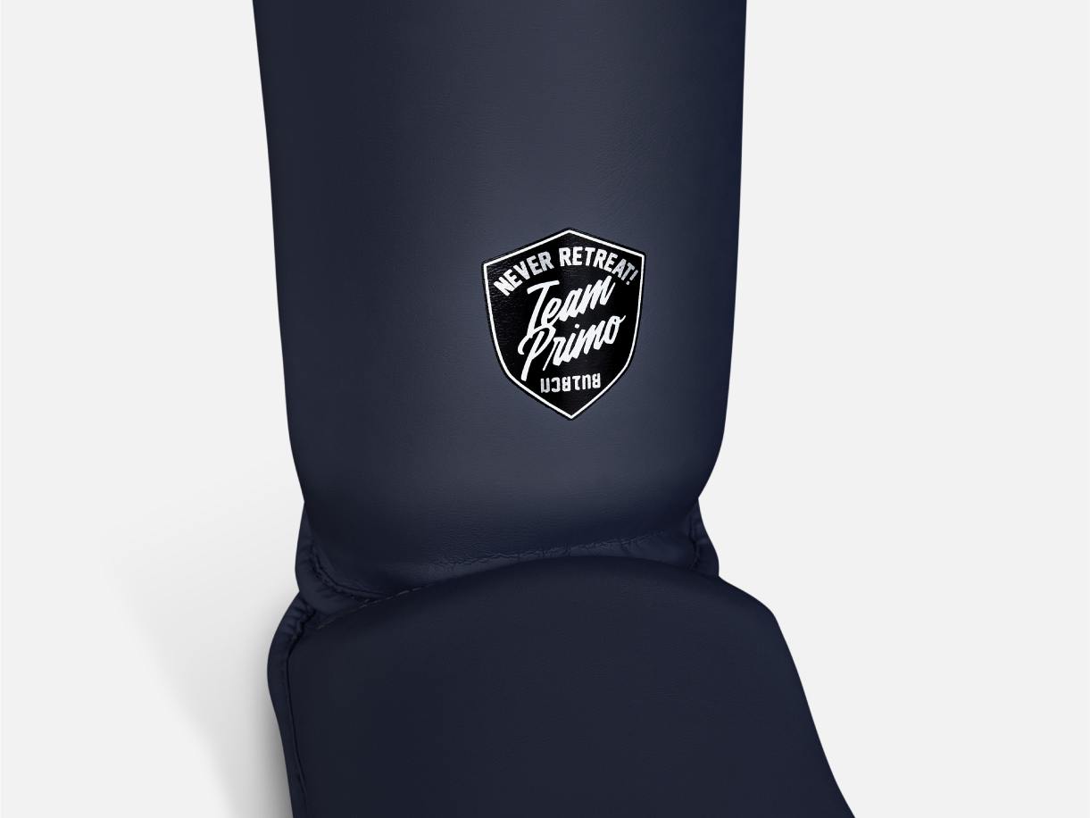 Primo Fight Wear Official Classic Muay Thai Shinguard - Navy Blue