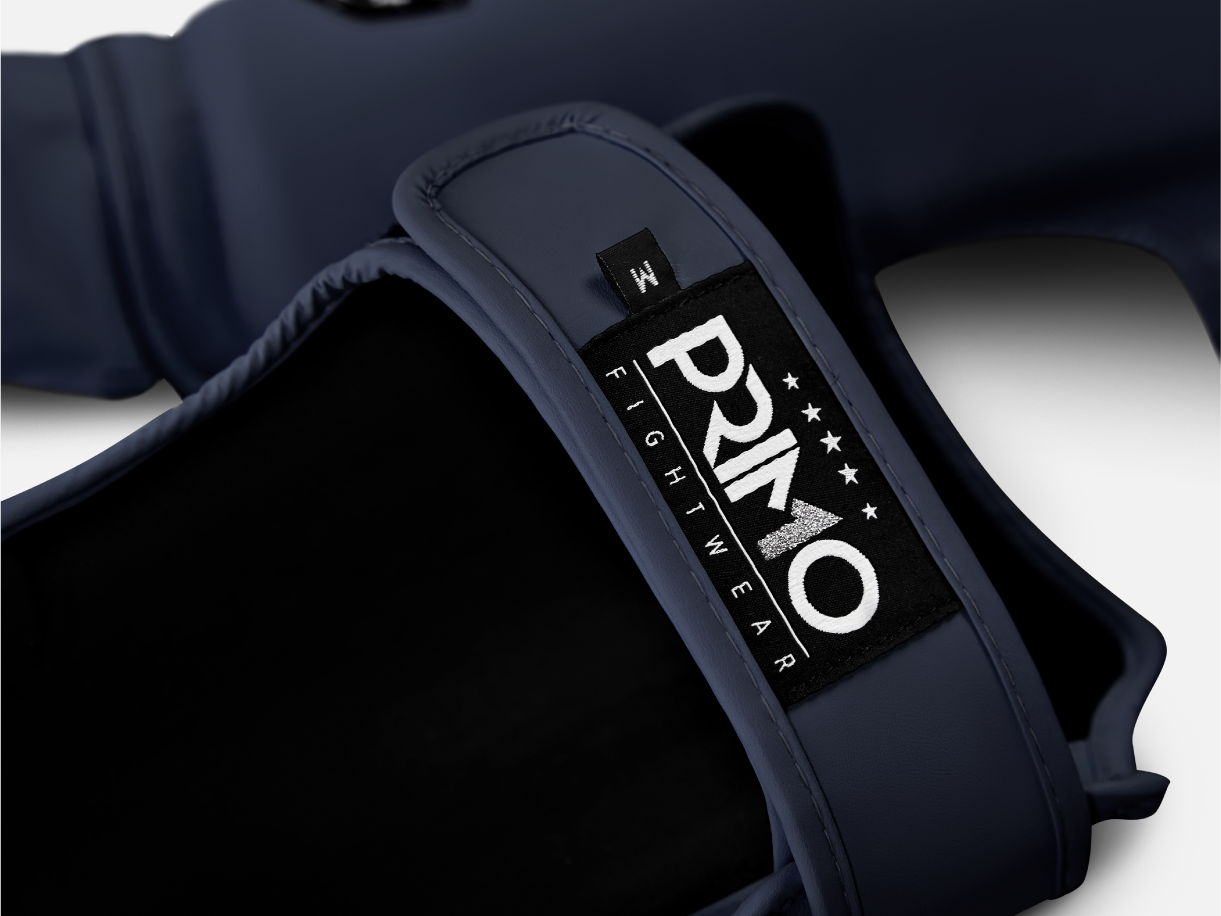 Primo Fight Wear Official Classic Muay Thai Shinguard - Navy Blue