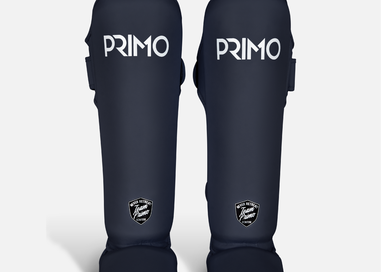 Primo Fight Wear Official Classic Muay Thai Shinguard - Navy Blue