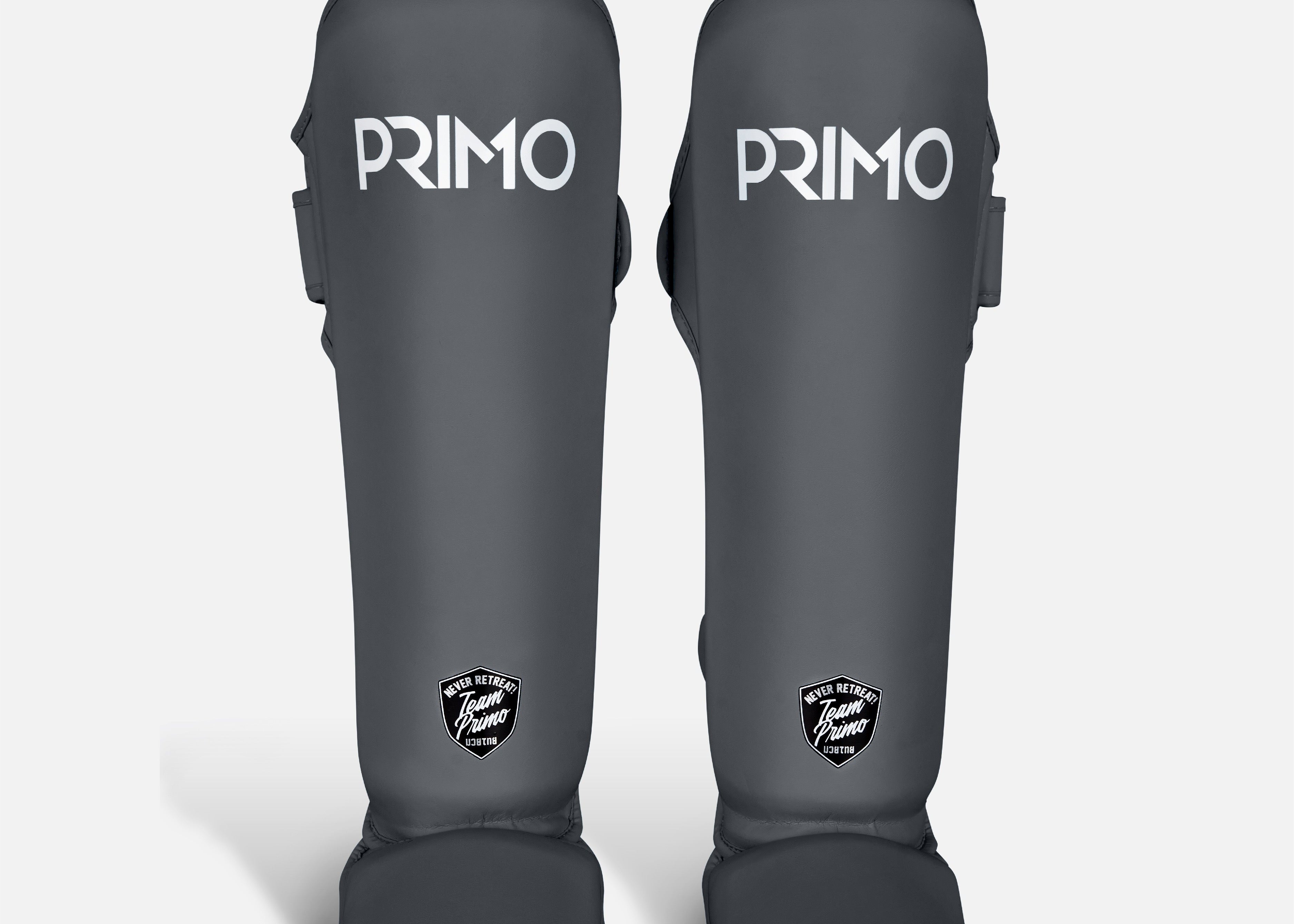 Primo Fight Wear Official Classic Muay Thai Shinguard - Slate Grey