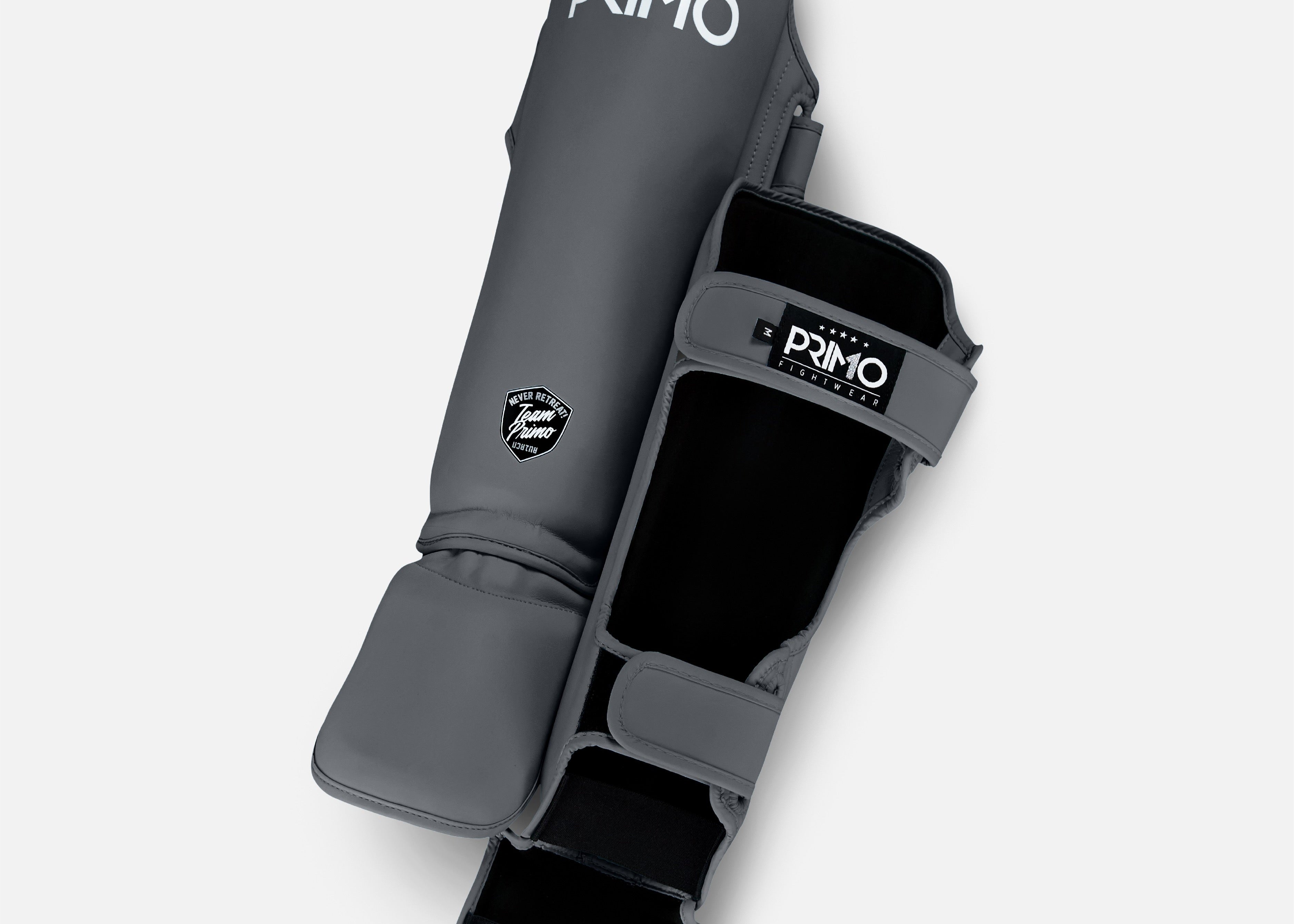 Primo Fight Wear Official Classic Muay Thai Shinguard - Slate Grey