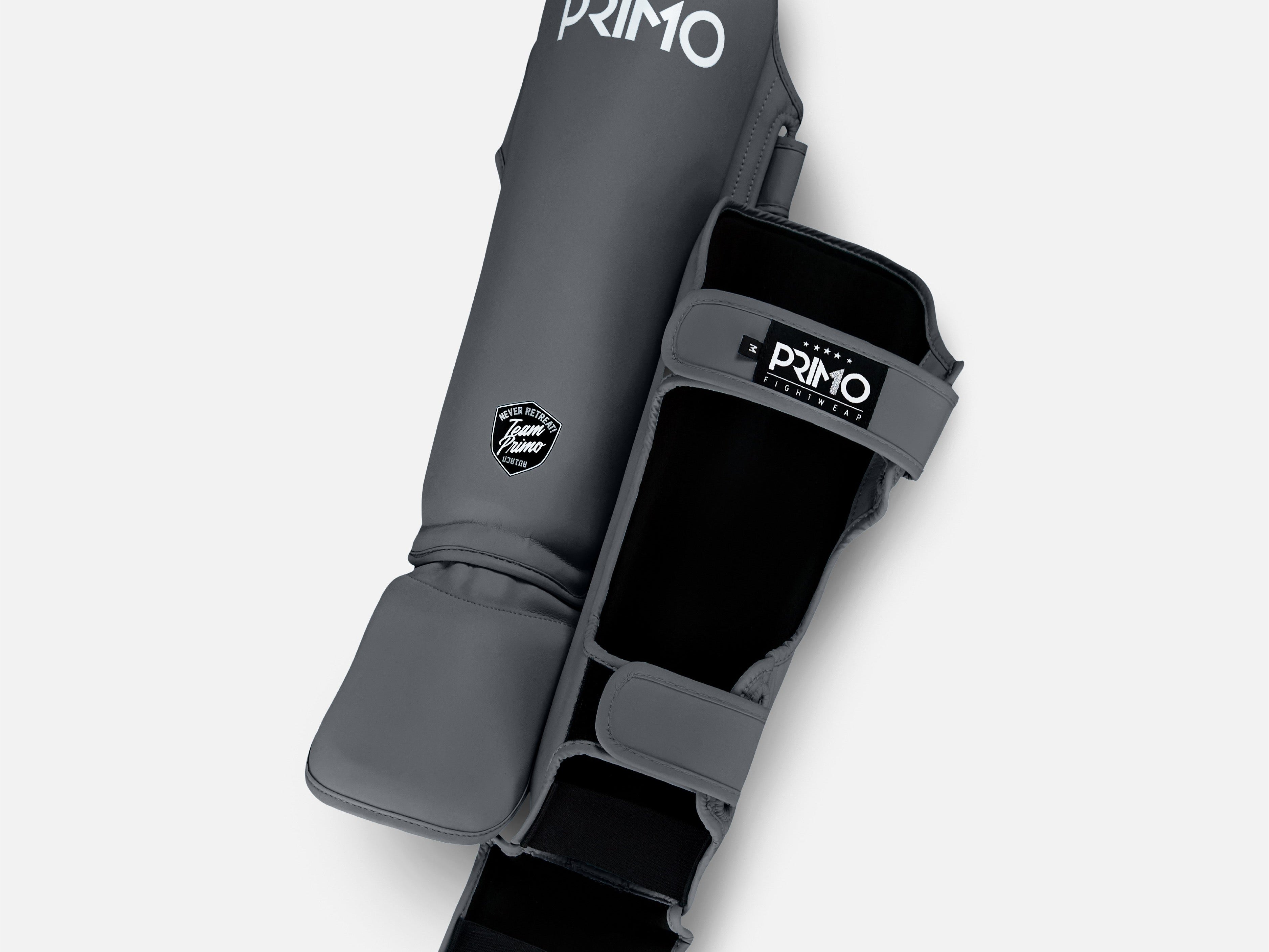 Primo Fight Wear Official Classic Muay Thai Shinguard - Slate Grey