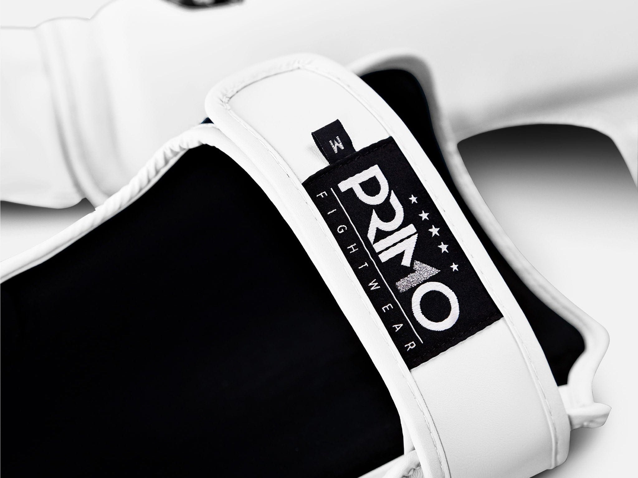 Primo Fight Wear Official Classic Muay Thai Shinguard - White