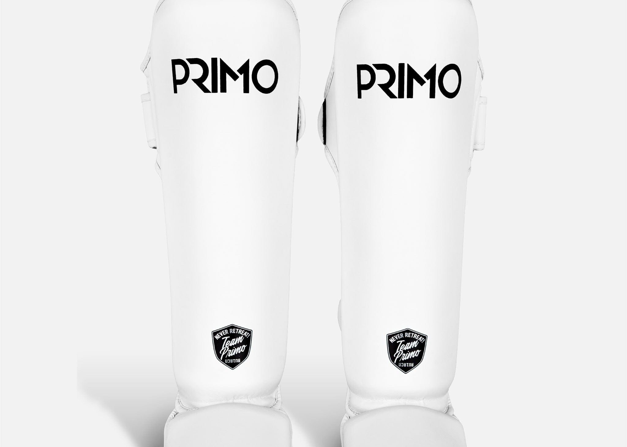 Primo Fight Wear Official Classic Muay Thai Shinguard - White