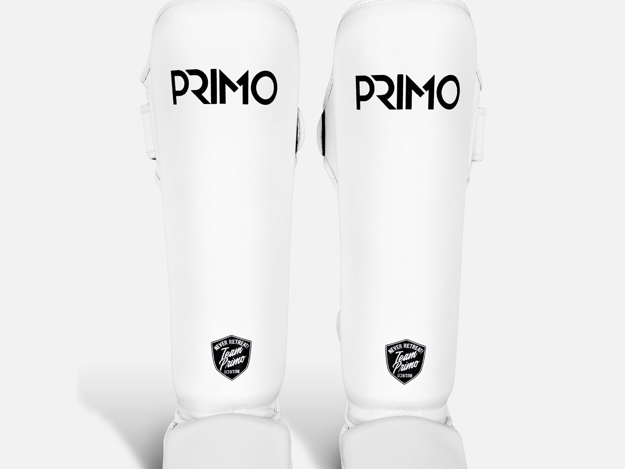 Primo Fight Wear Official Classic Muay Thai Shinguard - White