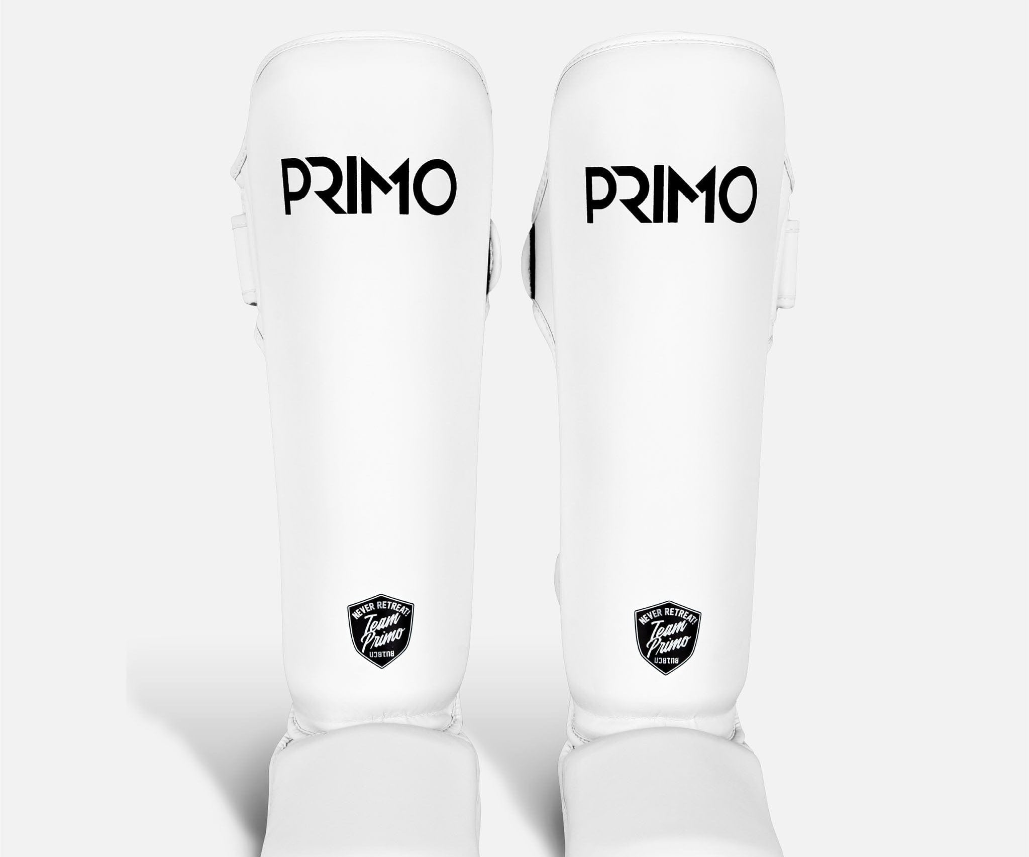 Primo Fight Wear Official Classic Muay Thai Shinguard - White
