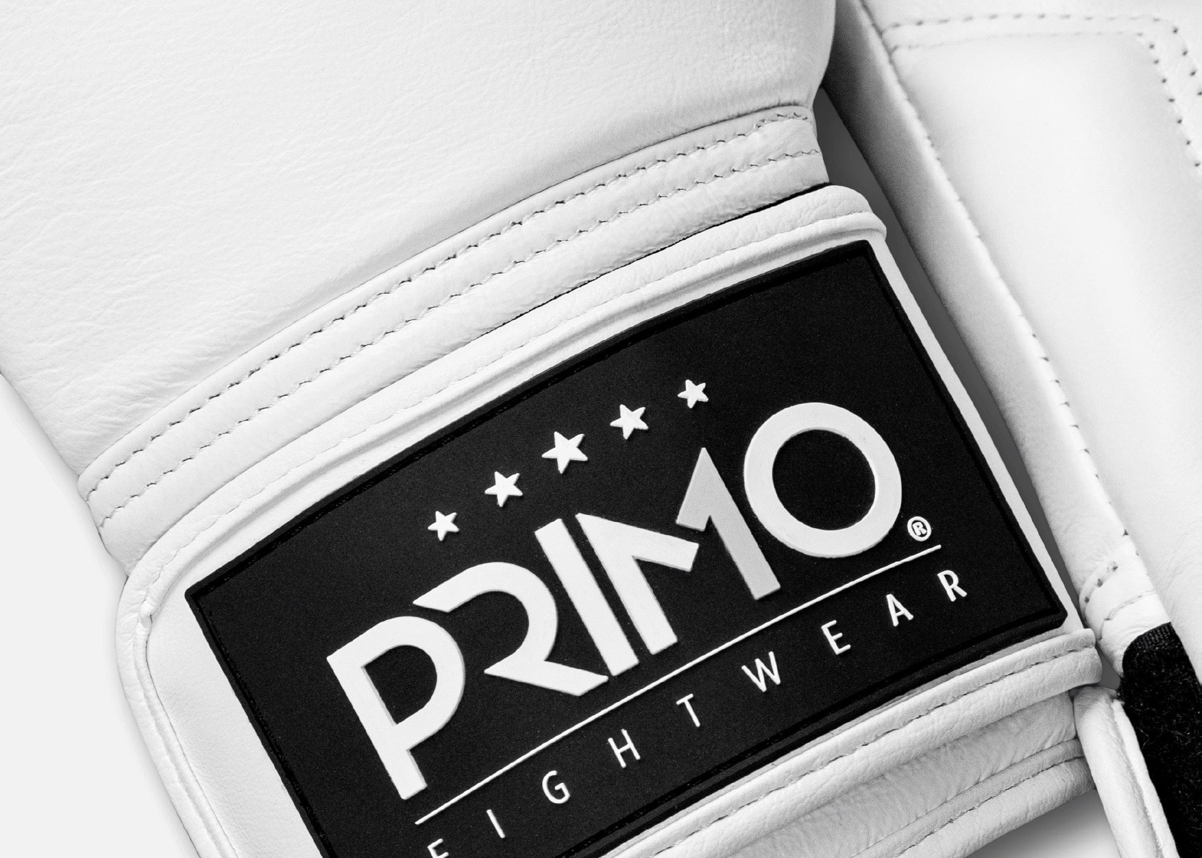 Primo Fight Wear Official Emblem 2.0 Boxing Gloves - White Seraph