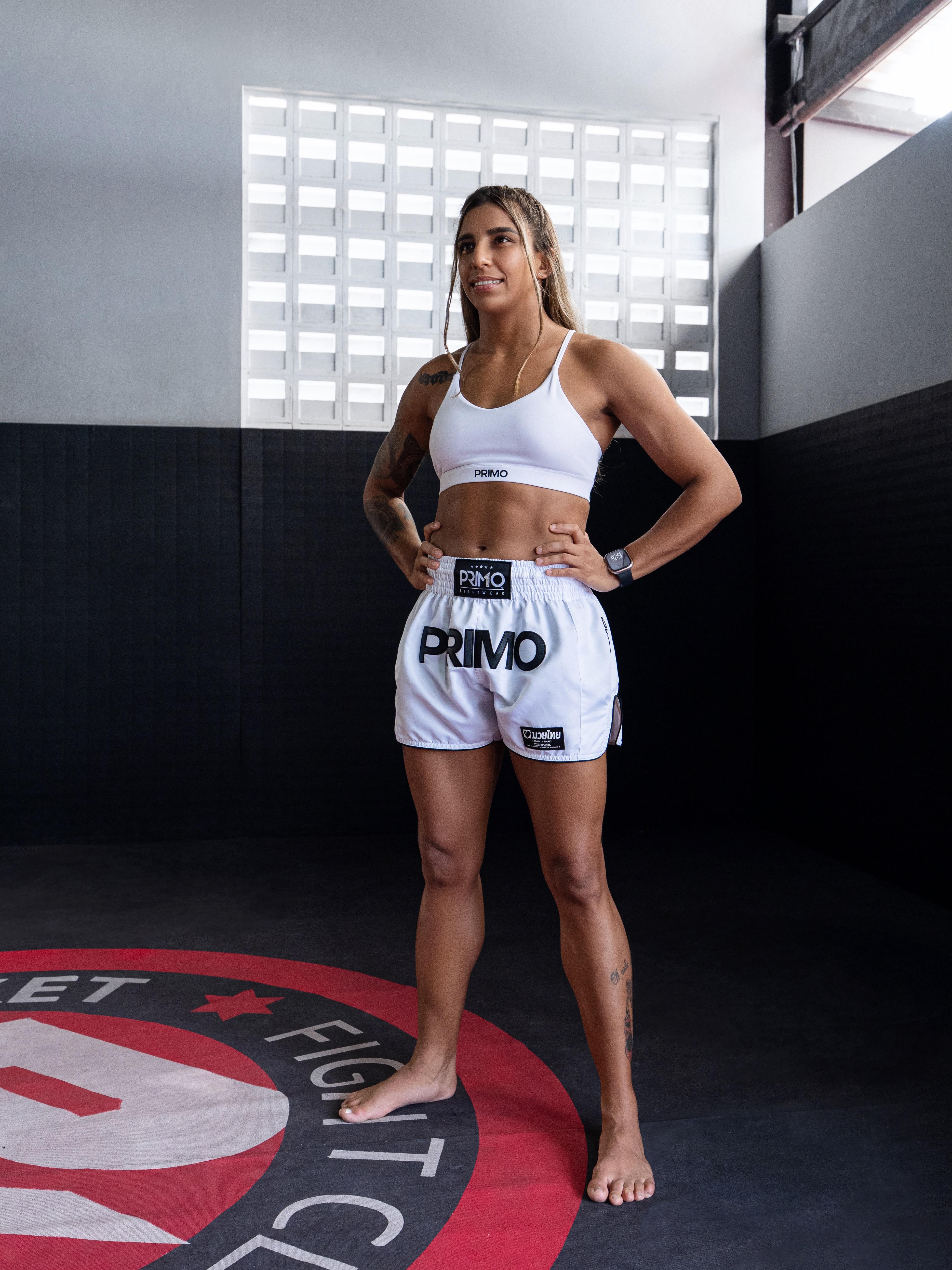 Mamba Series Muay Thai Shorts - White – Primo Fightwear Official