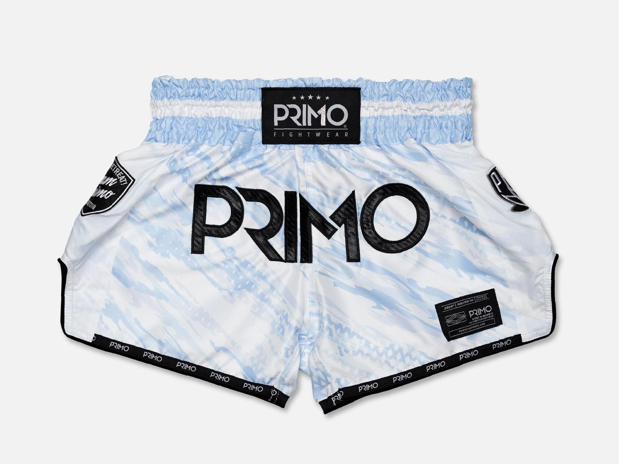 Primo Fight Wear Official Muay Thai Shorts - Arctic Ghost