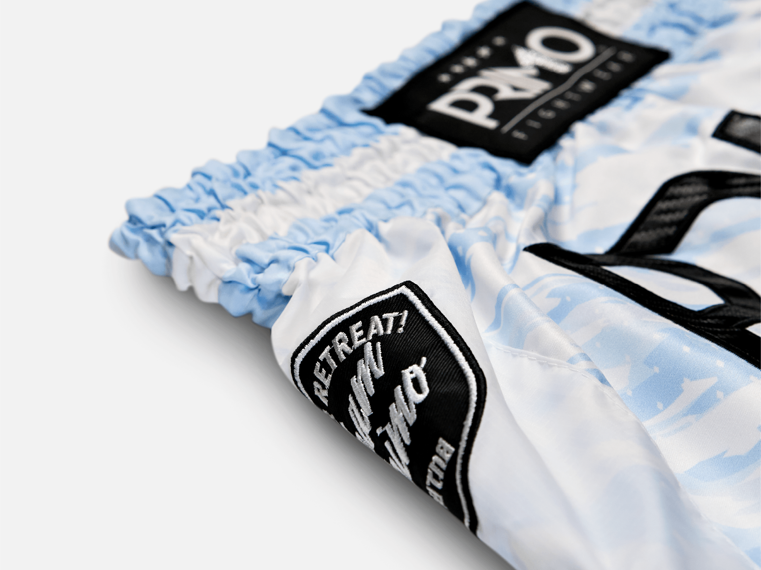 Primo Fight Wear Official Muay Thai Shorts - Arctic Ghost
