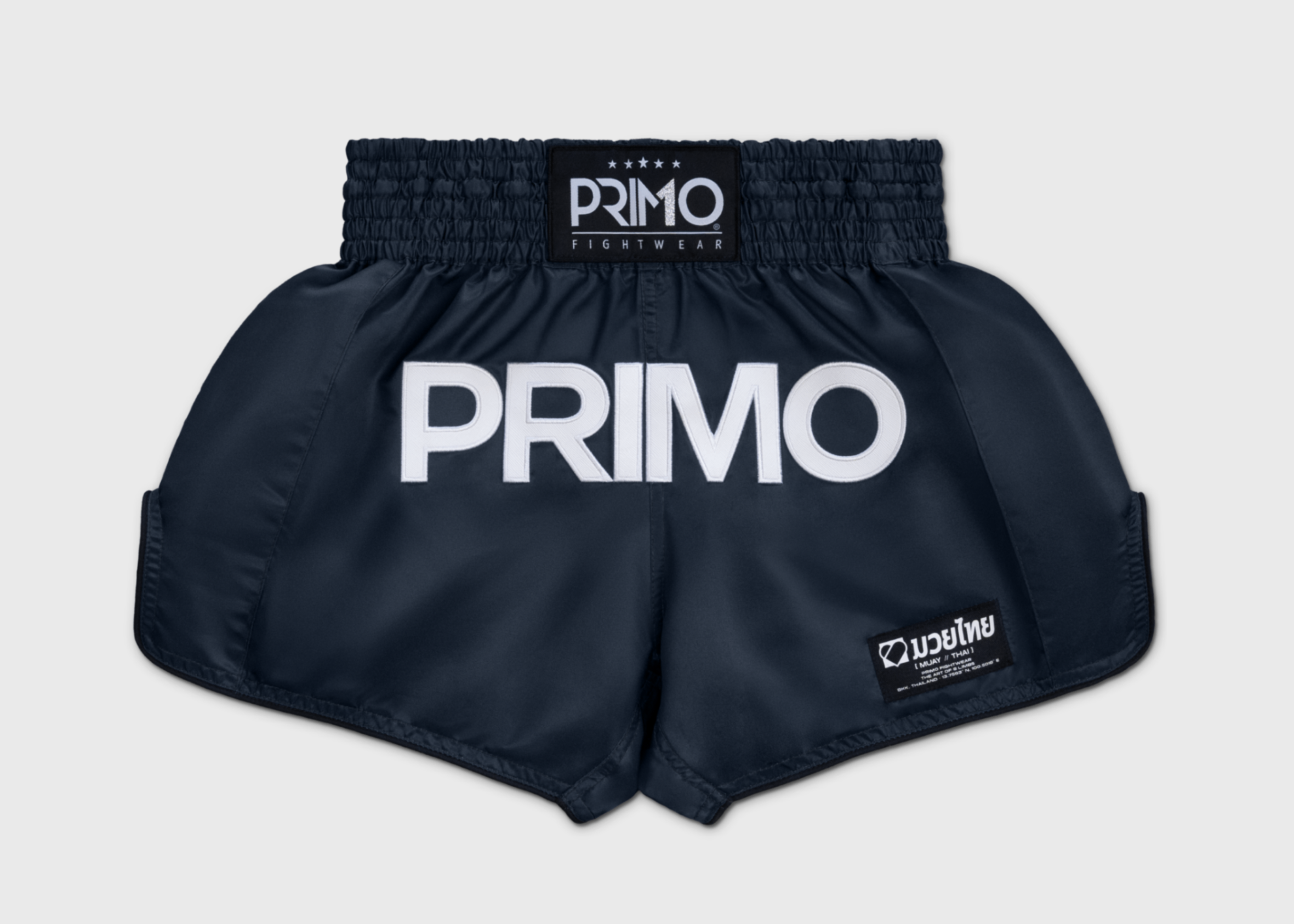 Primo Fight Wear Official Muay Thai Shorts - Classic 2.0 - Navy