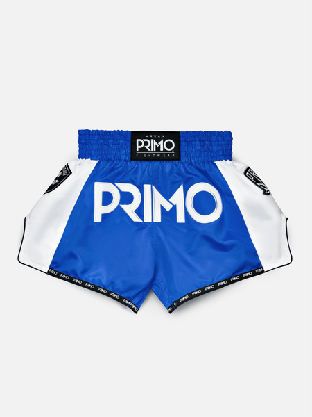 Primo Fight Wear Muay Thai Shorts - Stadium Classic Blue – Primo