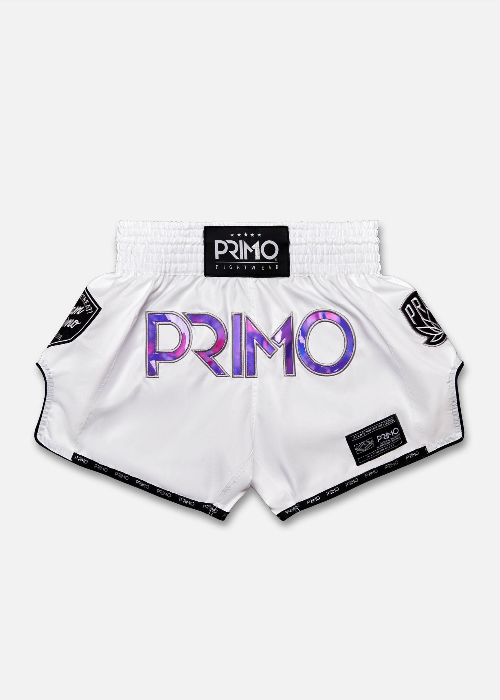 Keyboard Spiral Piano Print Muay Thai Boxing Shorts