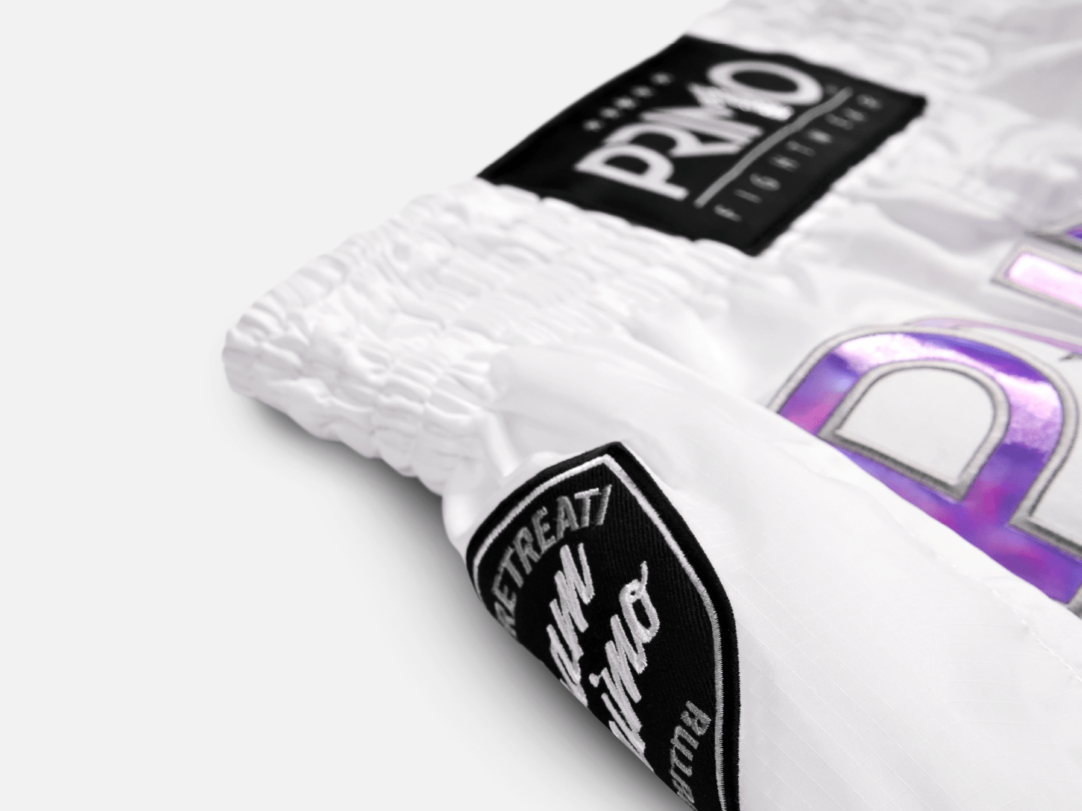 Primo Fight Wear Official Muay Thai Shorts - Hologram Series - Purple Haze