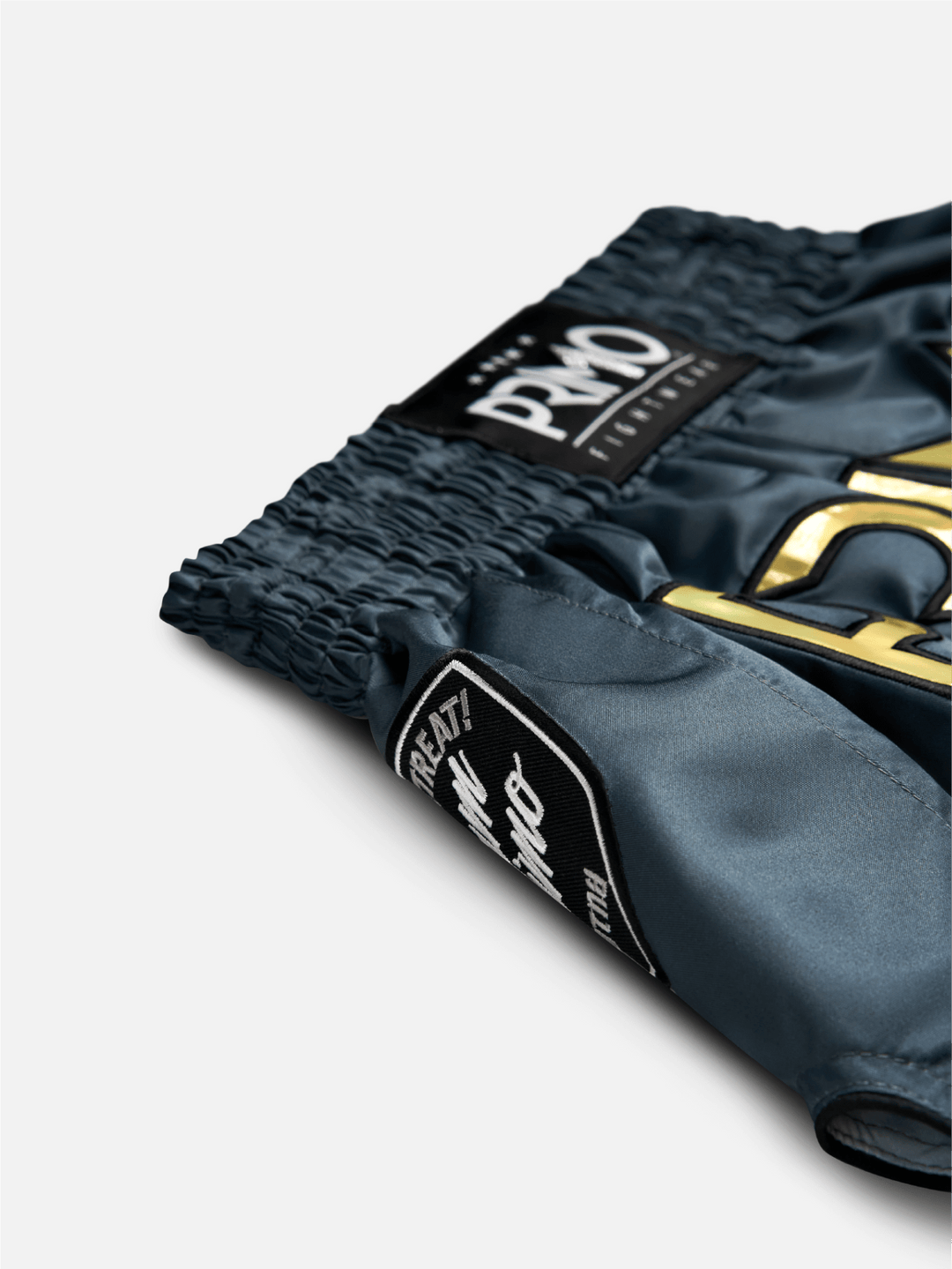 Primo Fight Wear Muay Thai Shorts - Valor Grey  Primo Fightwear Official