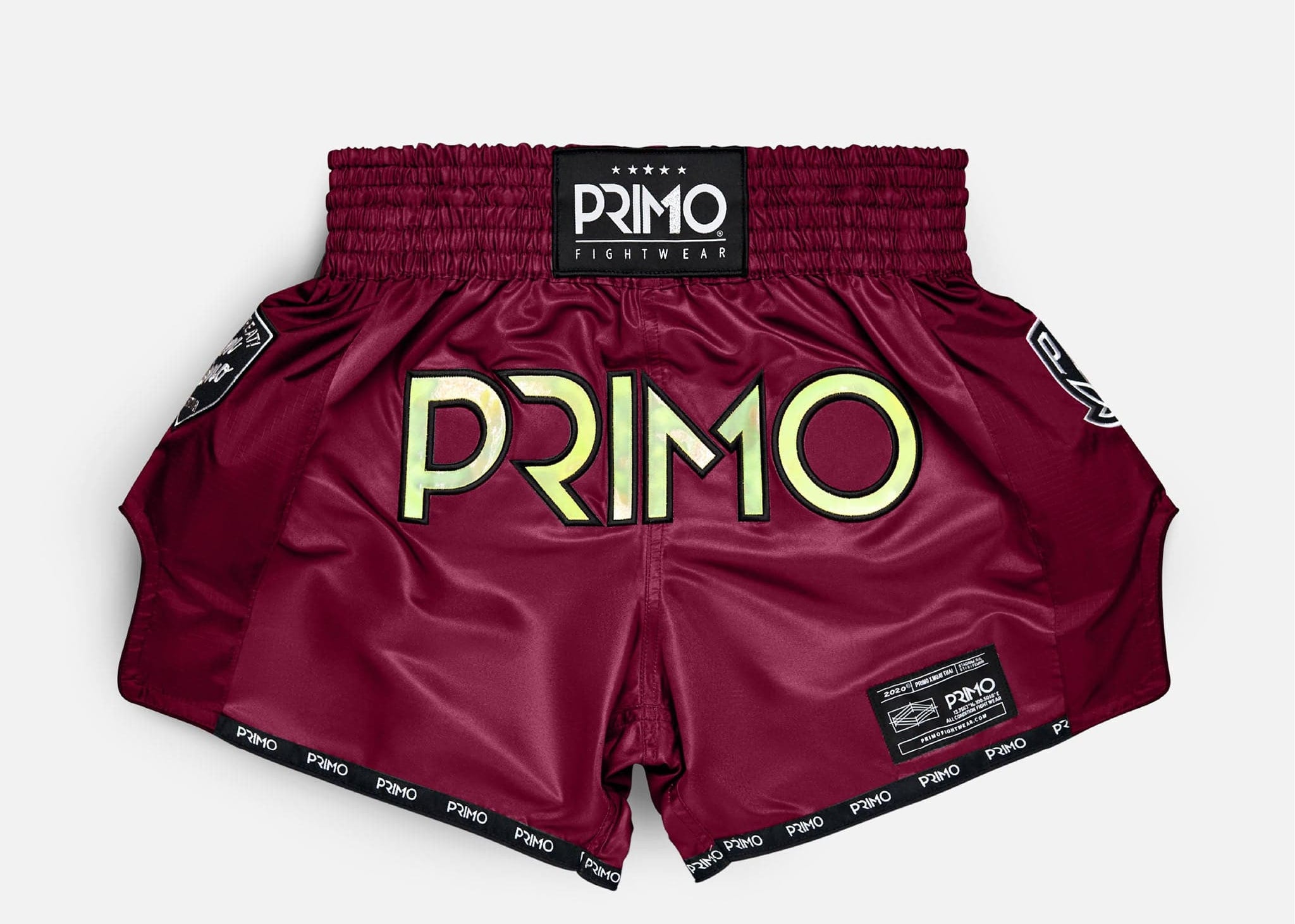 Primo Fight Wear Official Muay Thai Shorts - Hologram Series - Valor Red