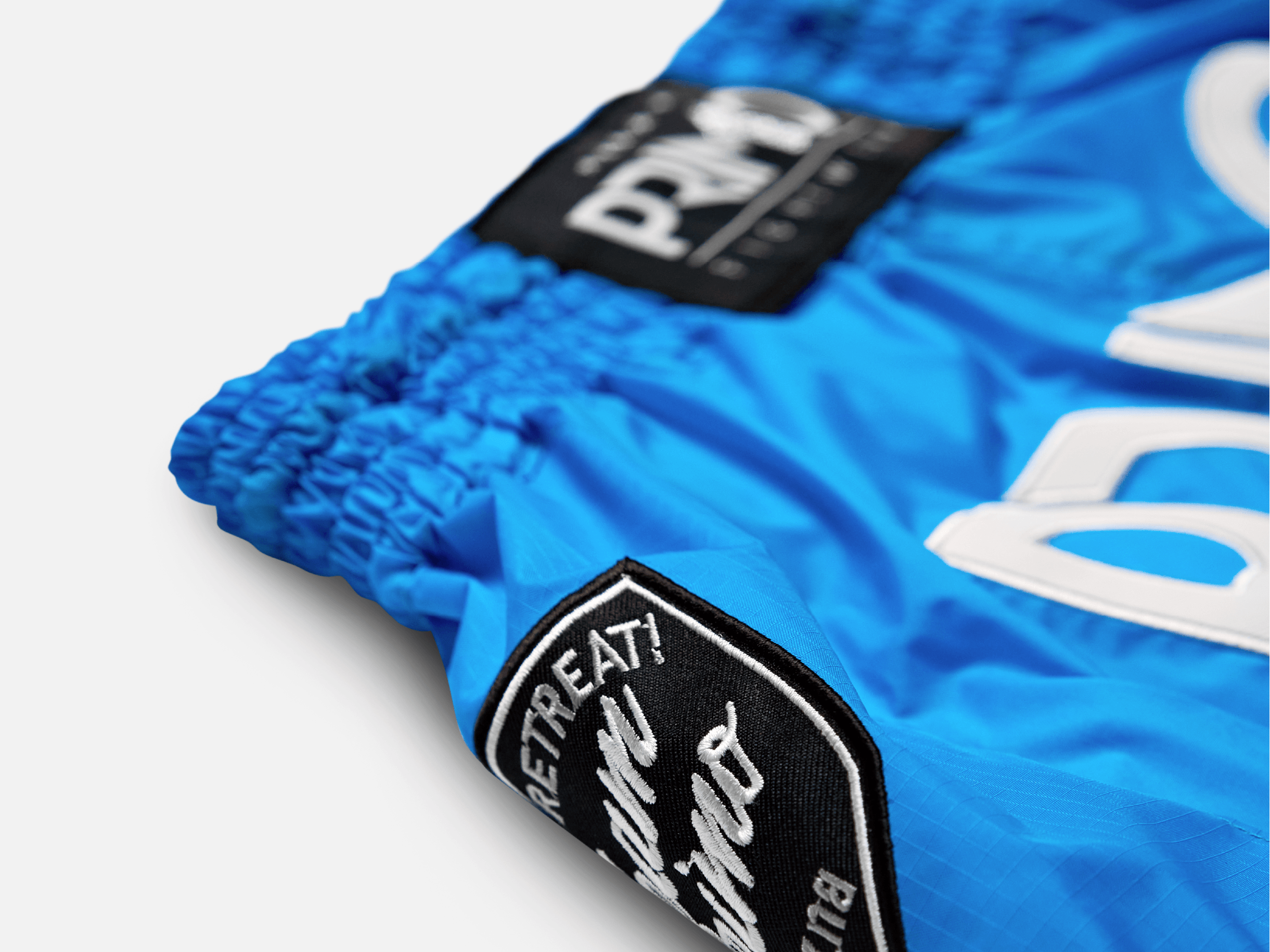 Muay Thai Shorts Super Nylon Blue Jay - Main Image