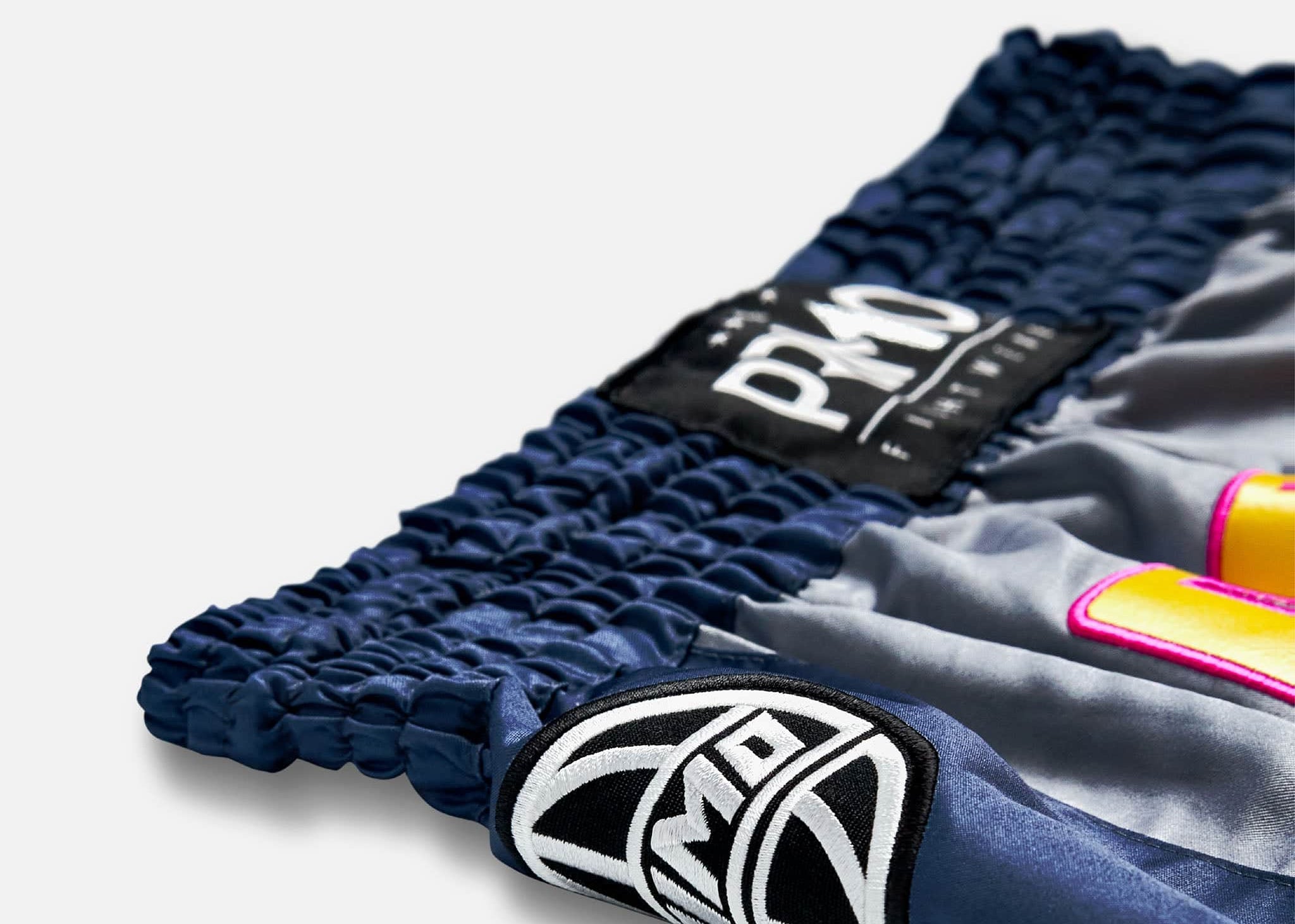 Primo Fight Wear Official Muay Thai Shorts - Trinity Series - Grey